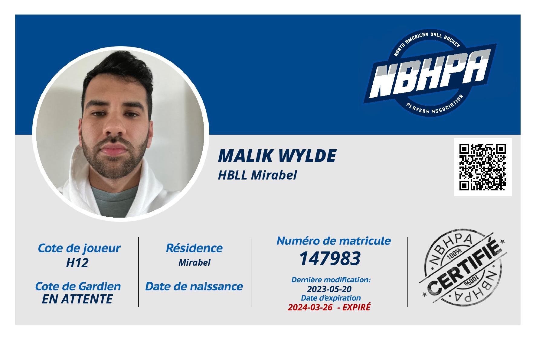 Malik Wylde