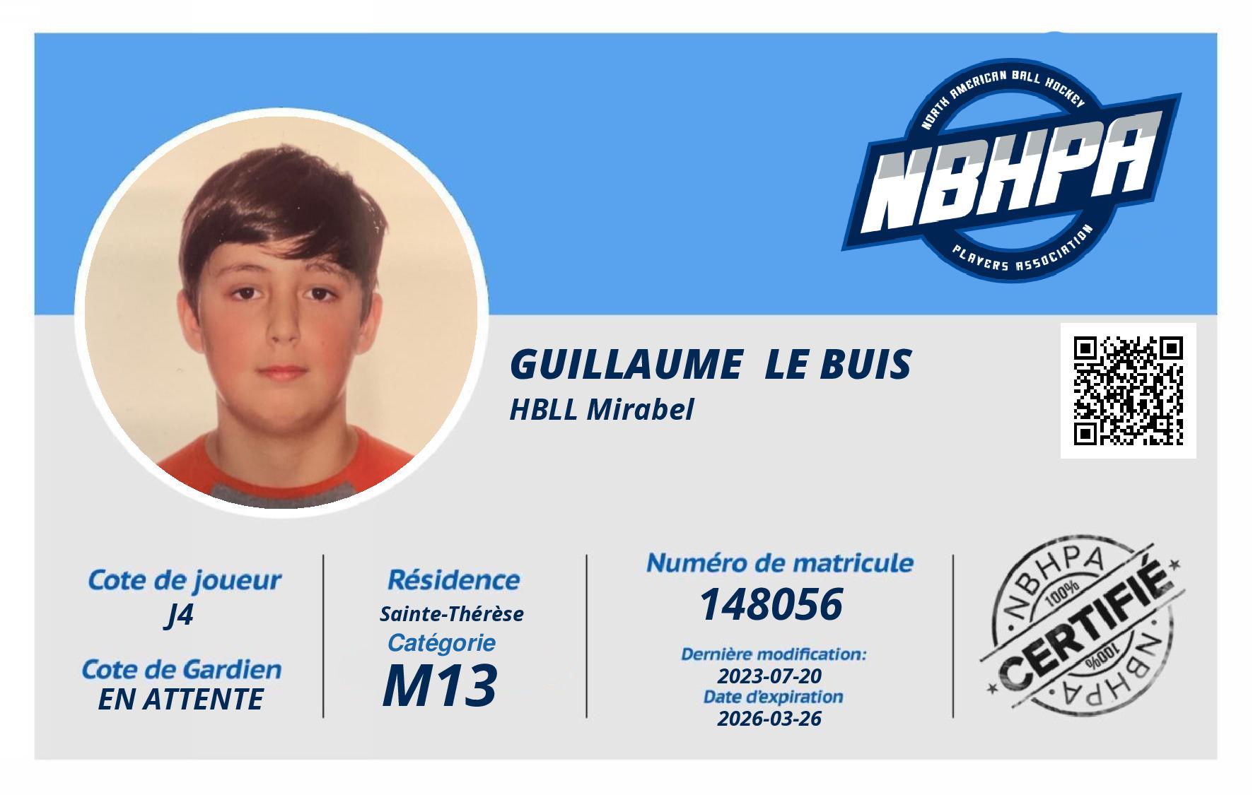 Guillaume  Le Buis