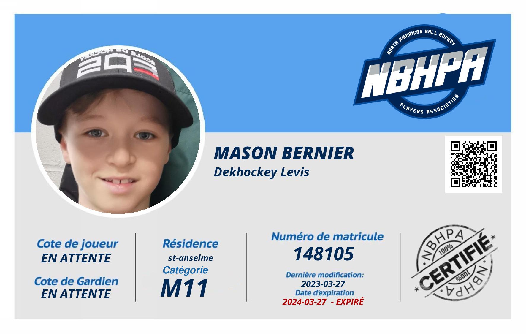 Mason Bernier