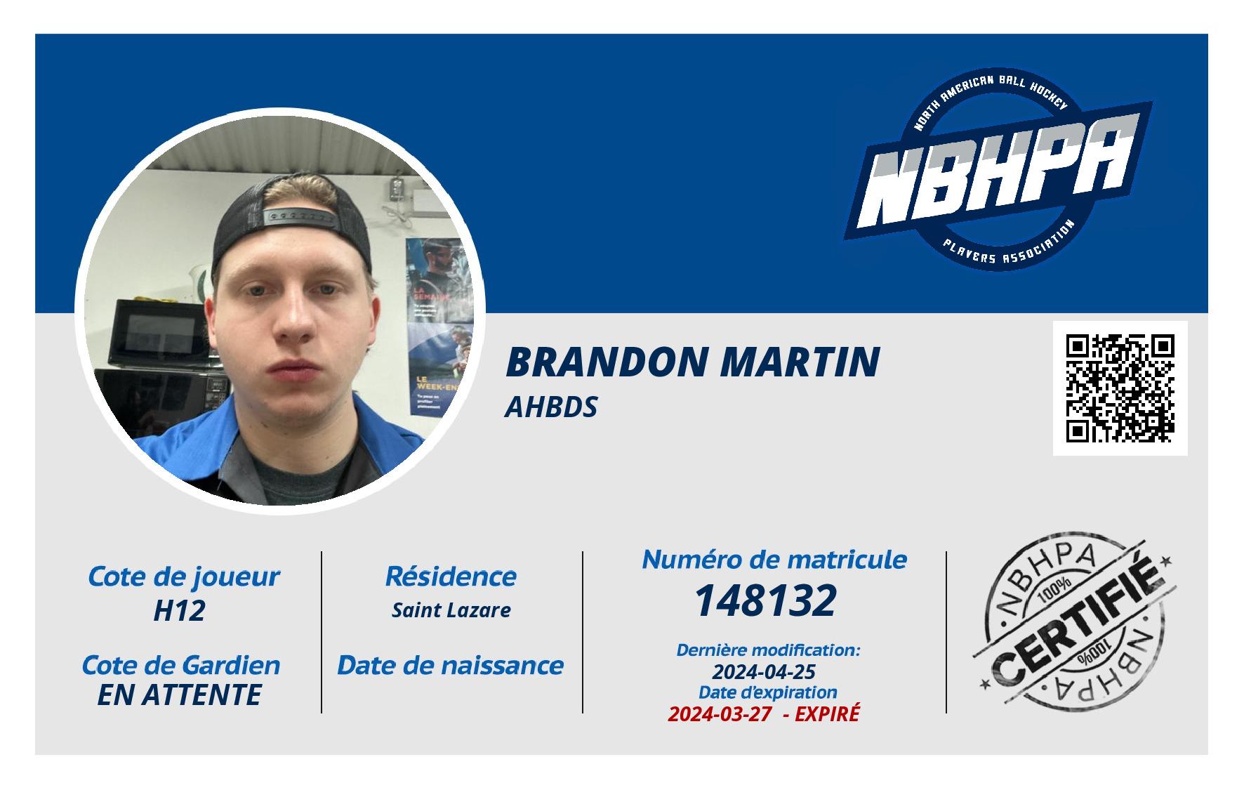 Brandon Martin