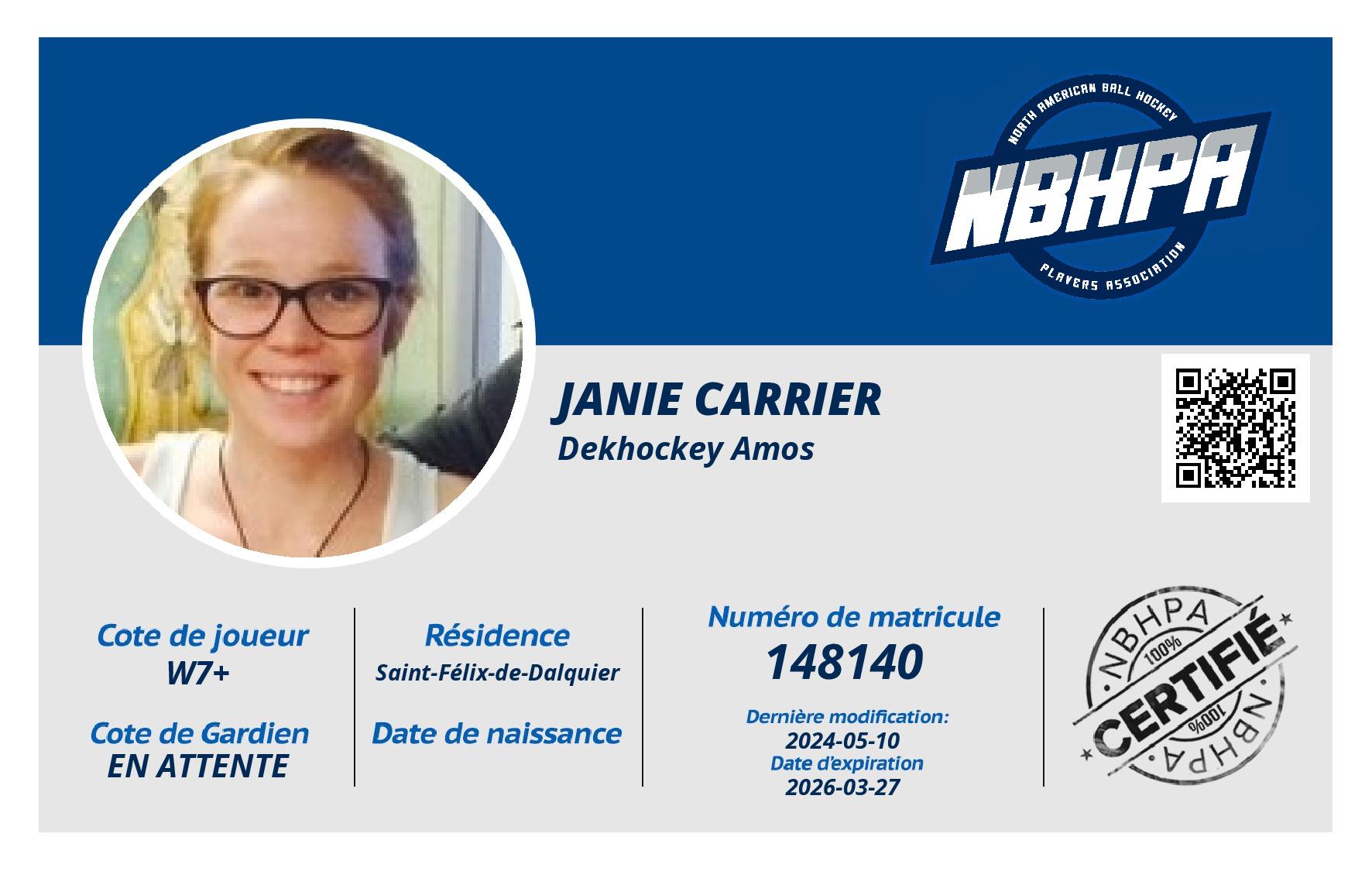 Janie Carrier