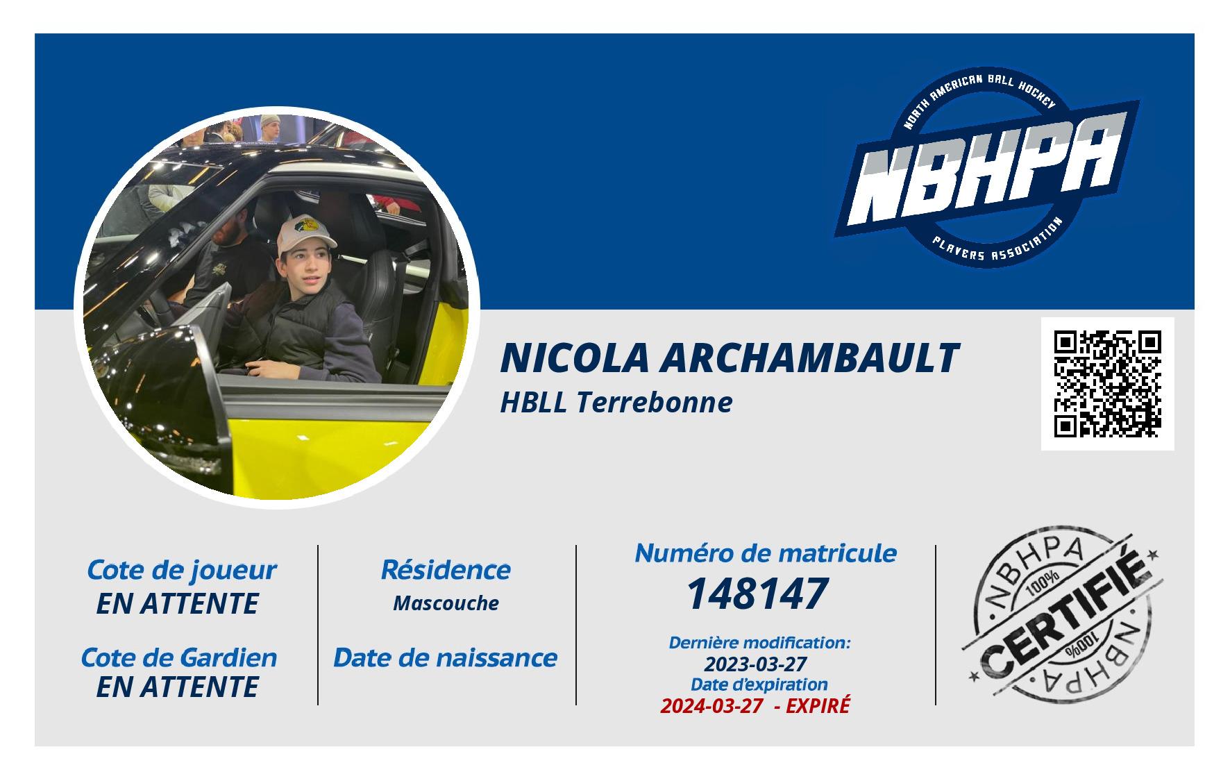 Nicola Archambault
