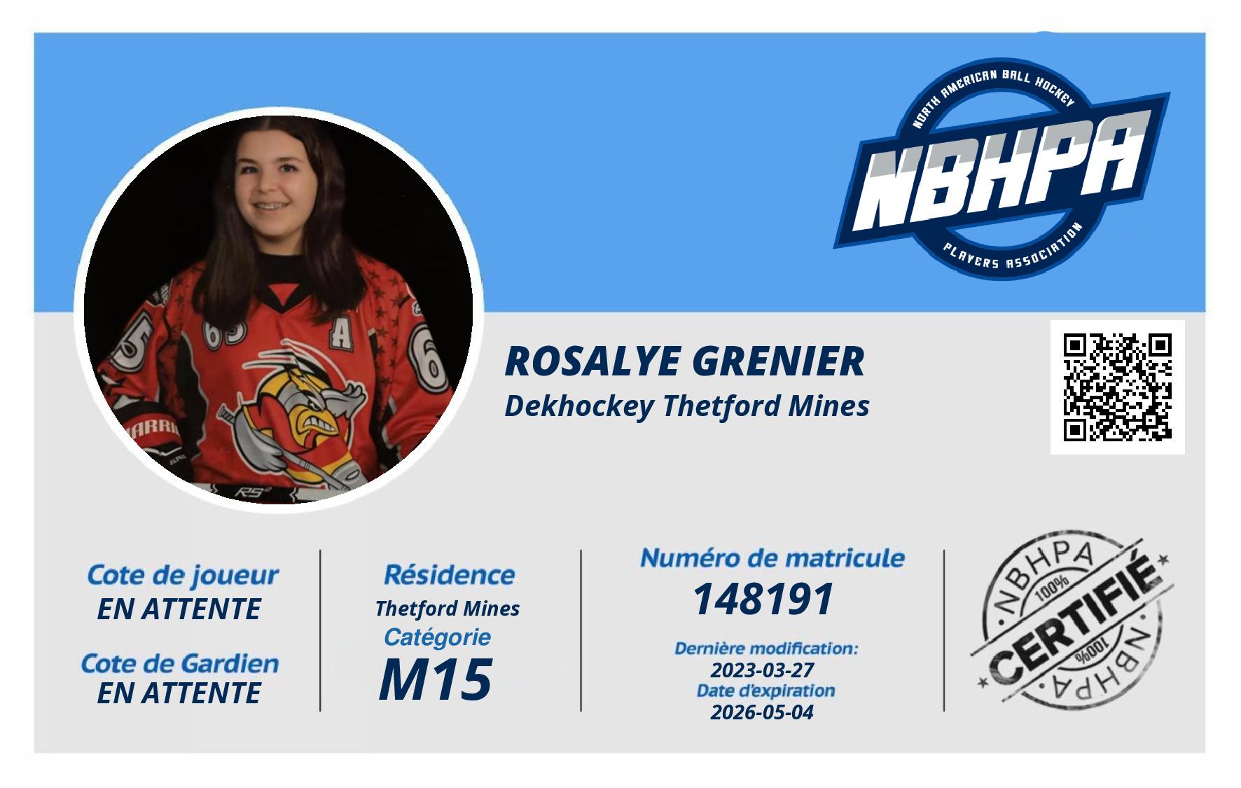Rosalye Grenier