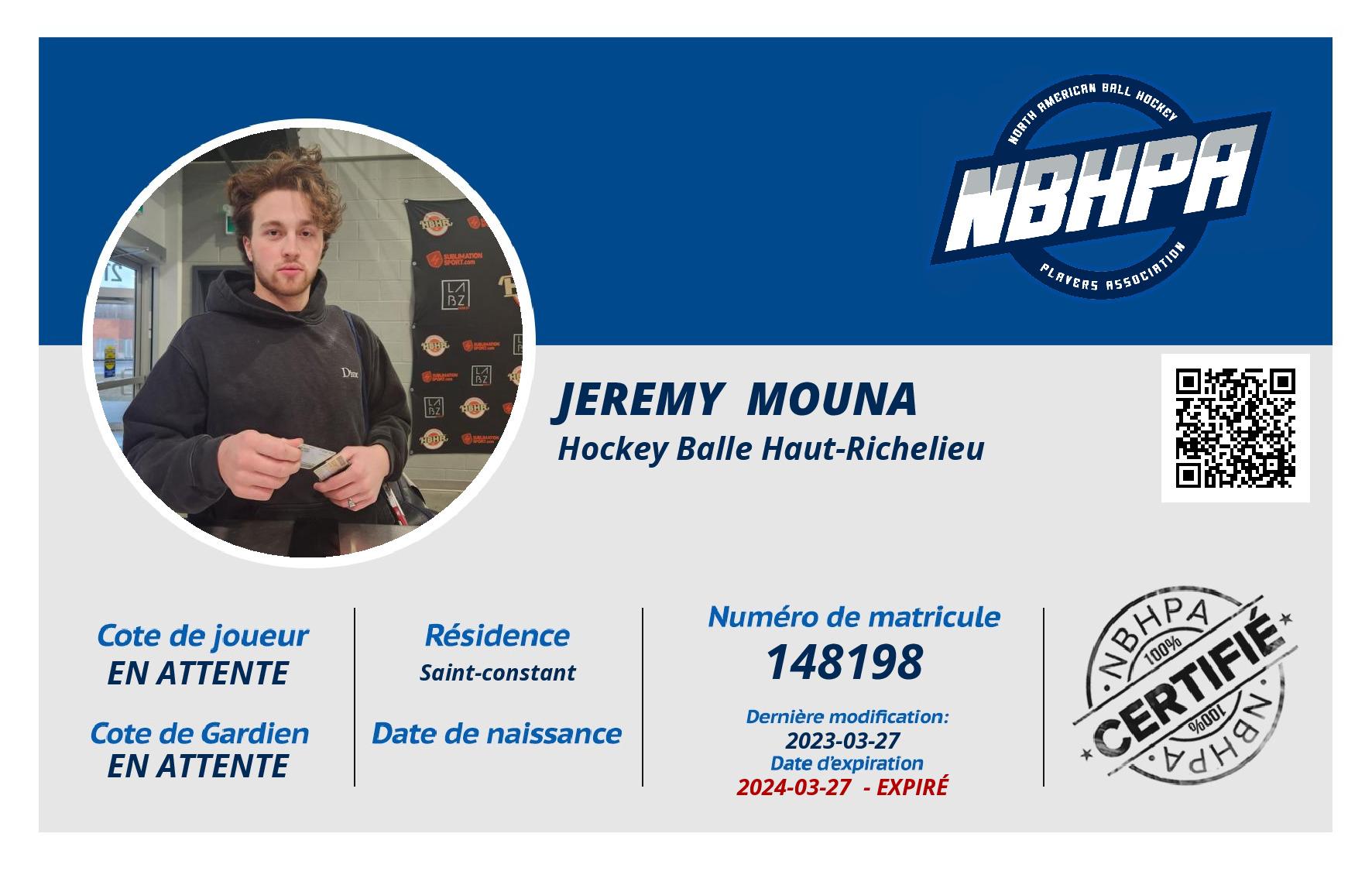 Jeremy  Mouna
