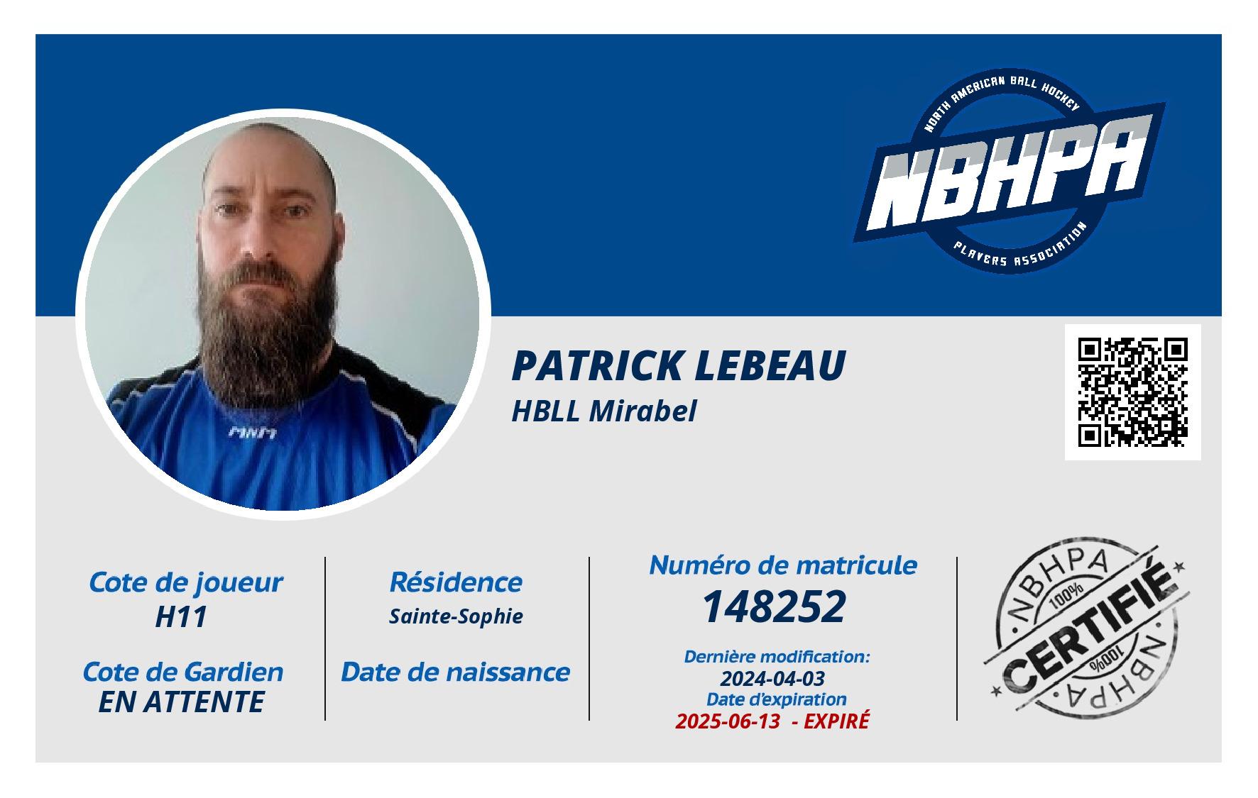 Patrick Lebeau
