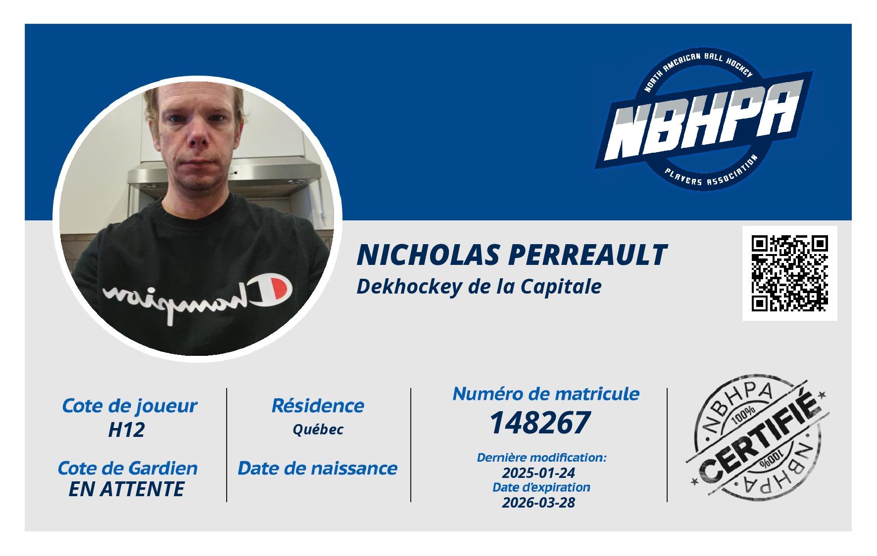 Nicholas Perreault