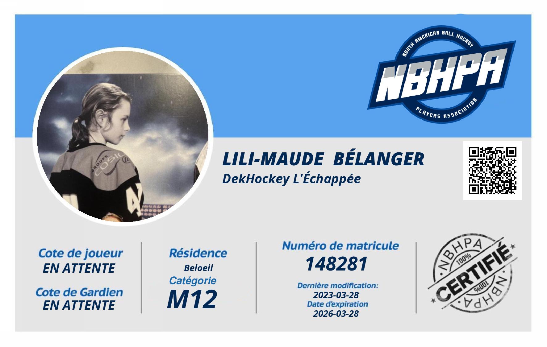 Lili-Maude  Bélanger