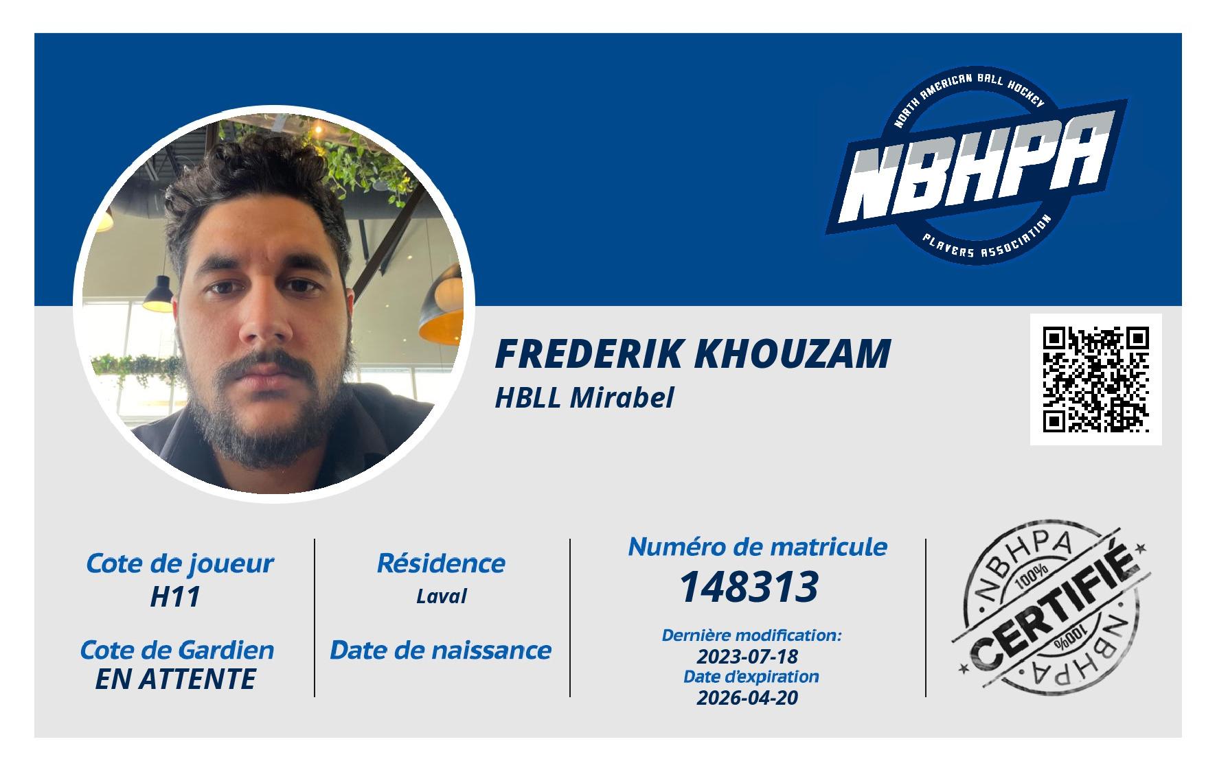 Frederik Khouzam