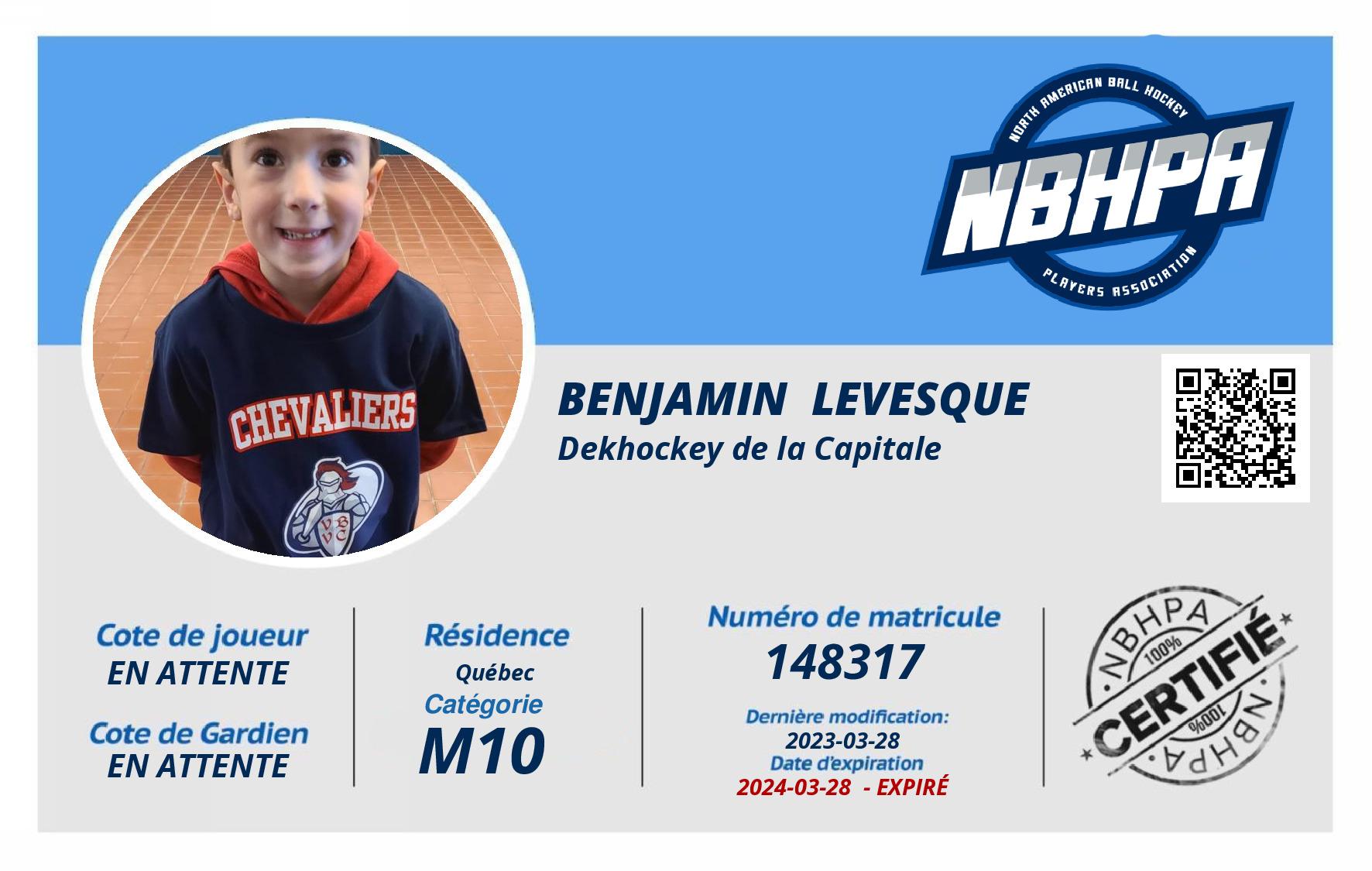Benjamin  Levesque 