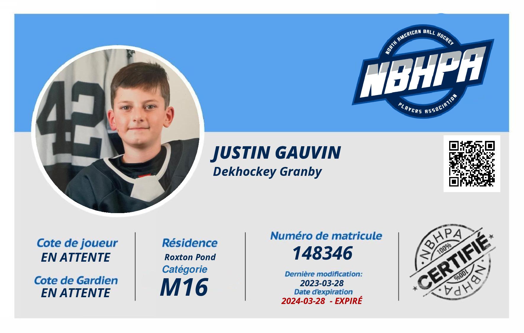 Justin Gauvin