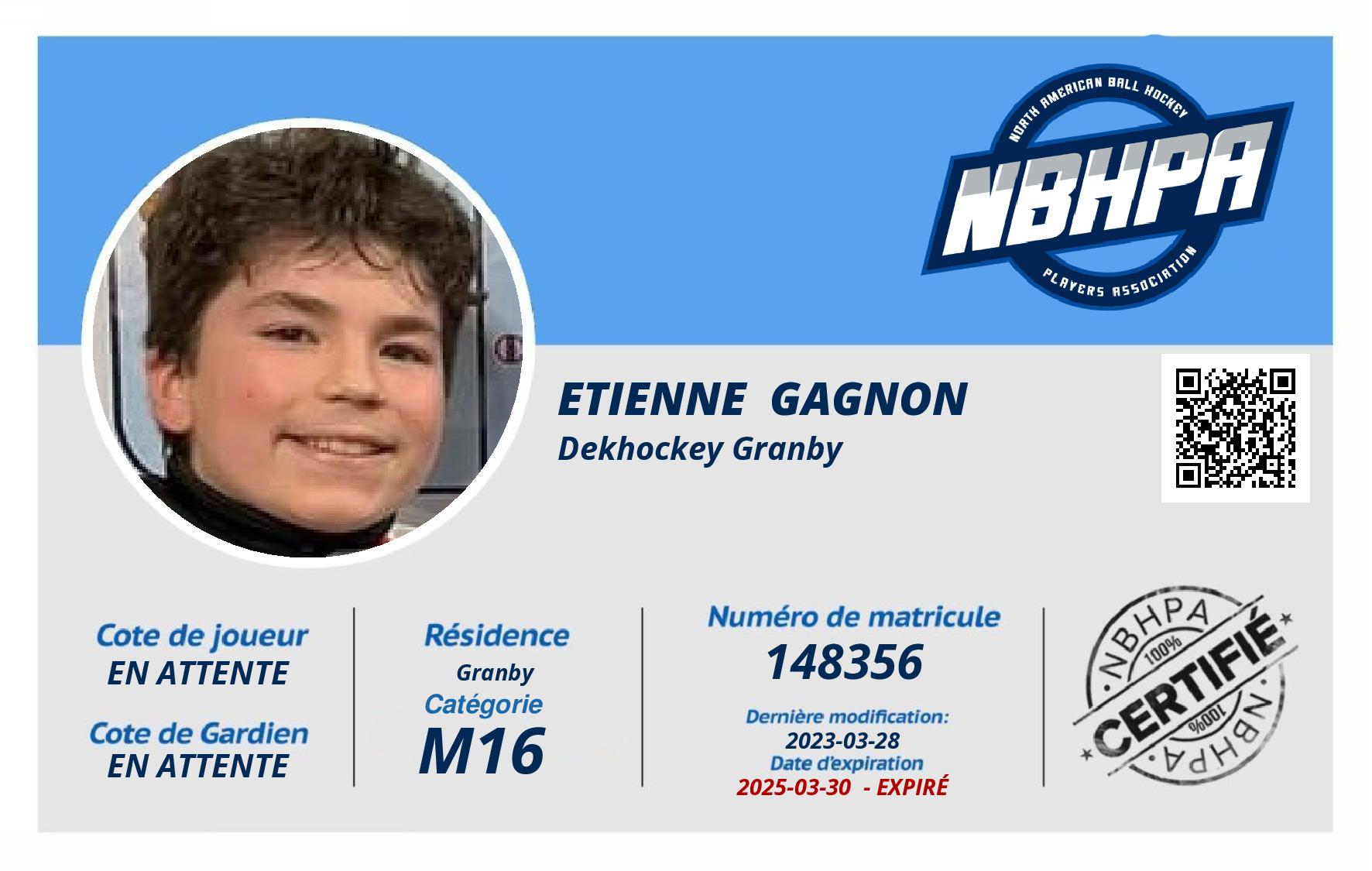 Etienne  Gagnon 