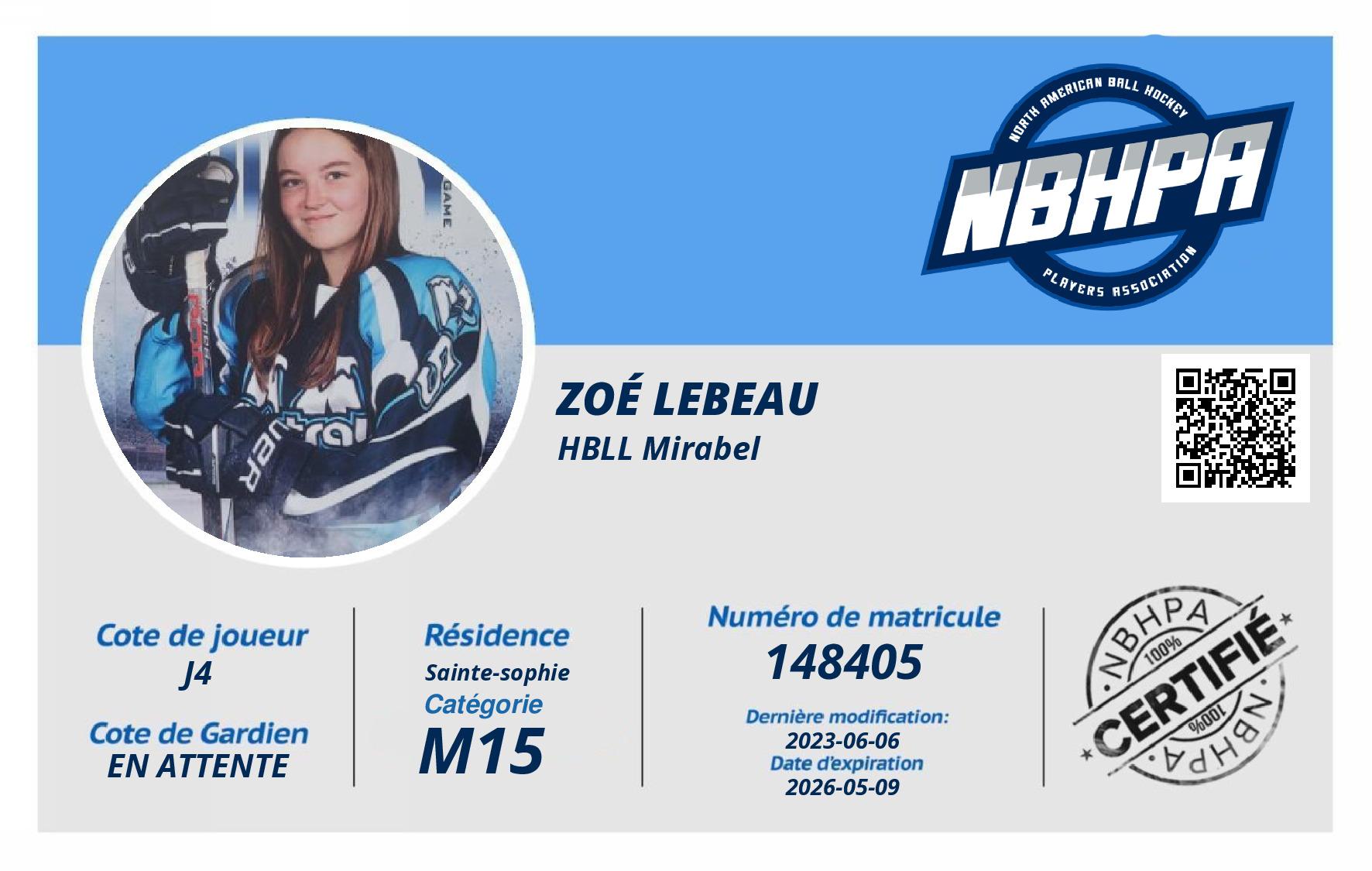 Zoé Lebeau