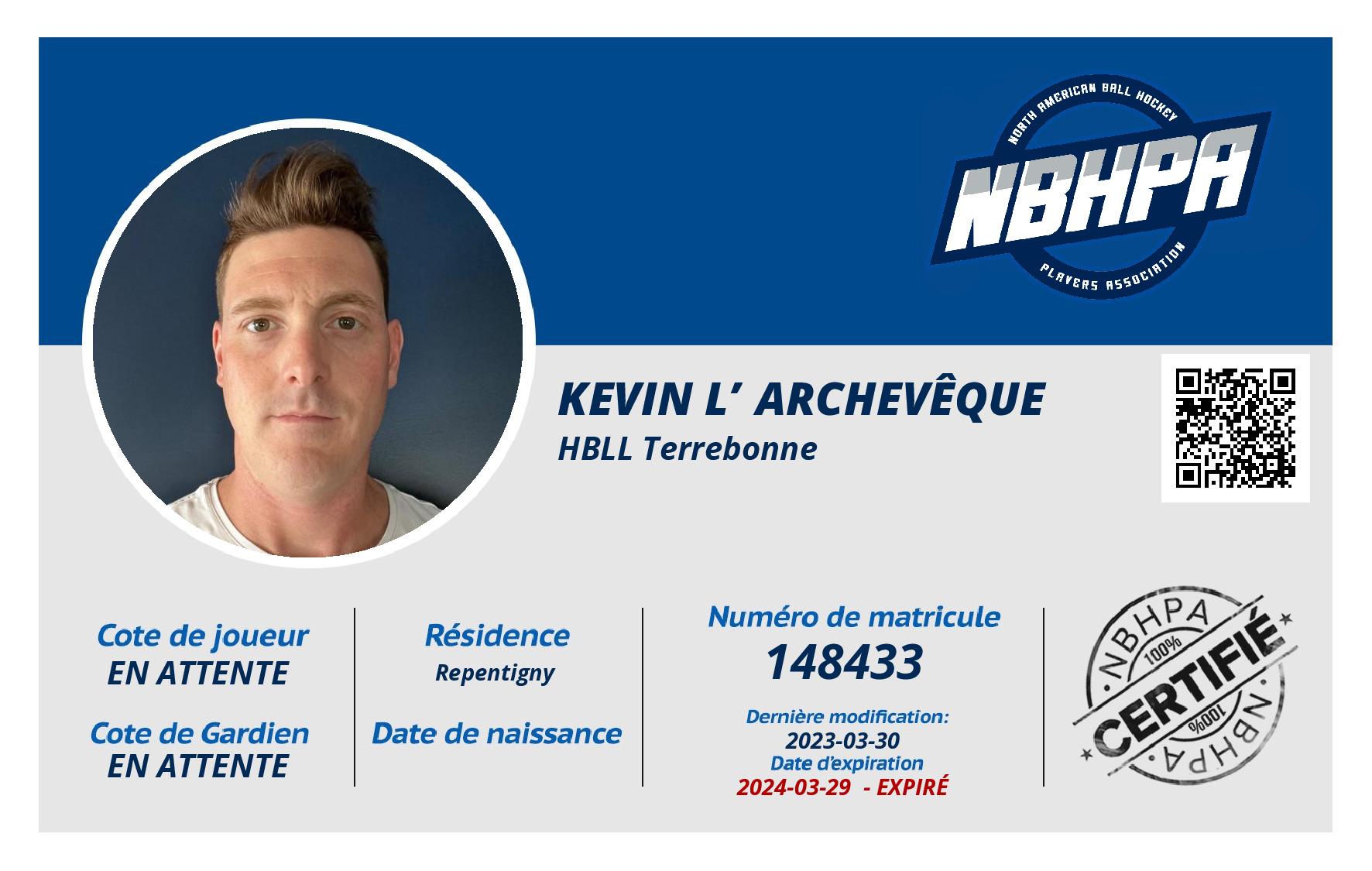 Kevin L’Archevêque