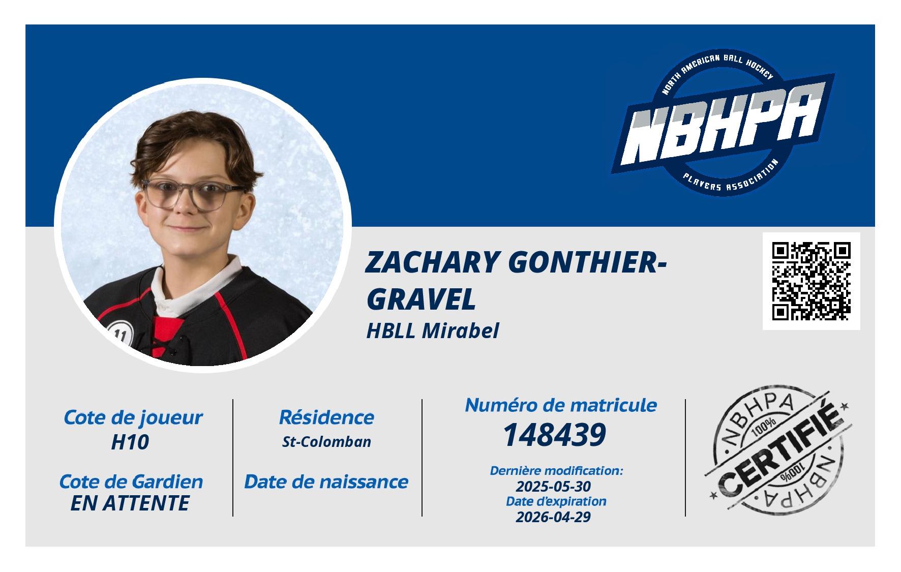 Zachary Gonthier-Gravel