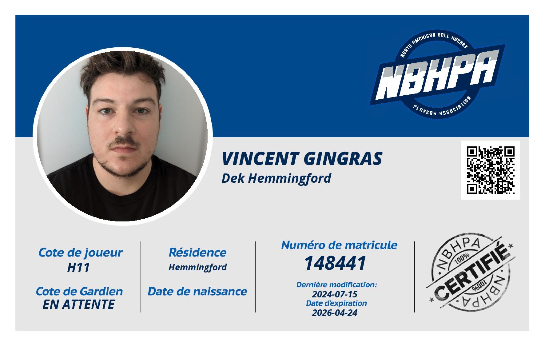 Vincent Gingras