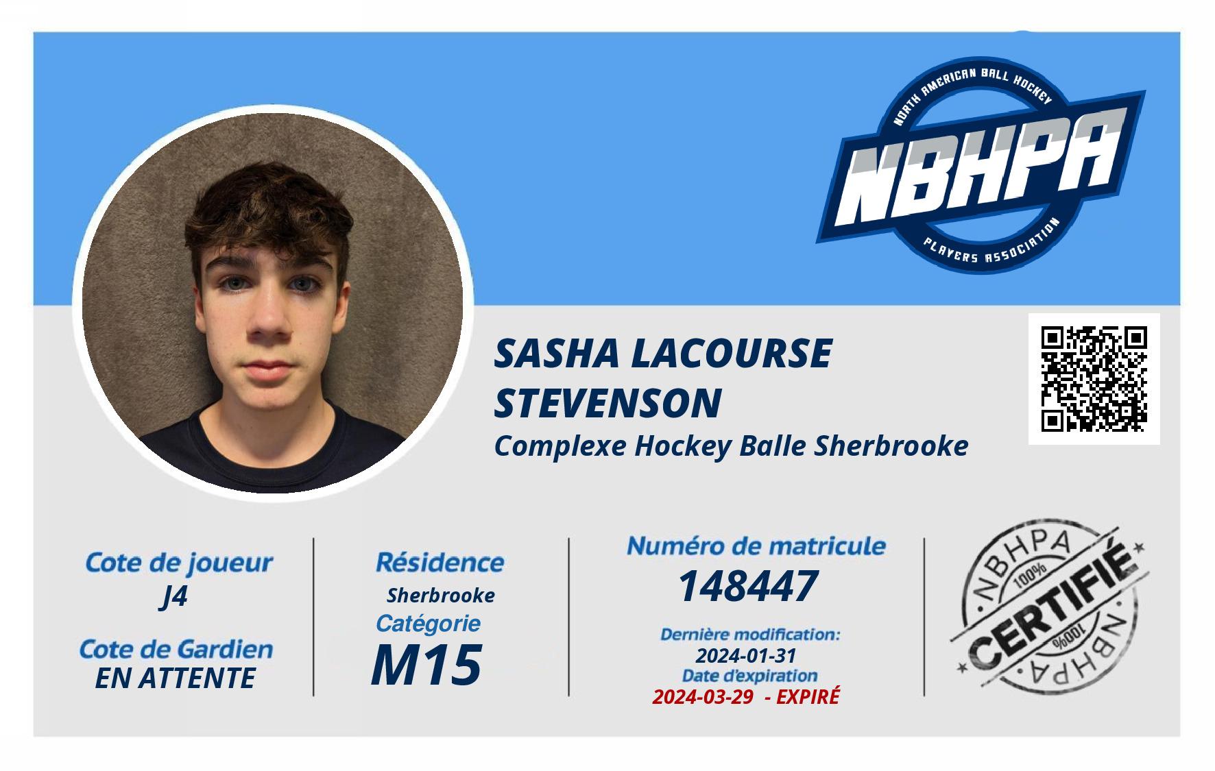 Sasha Lacourse Stevenson