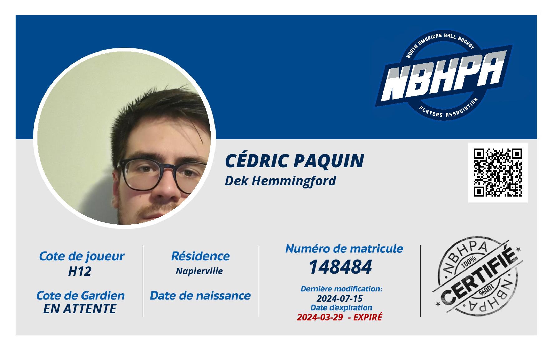 Cédric Paquin
