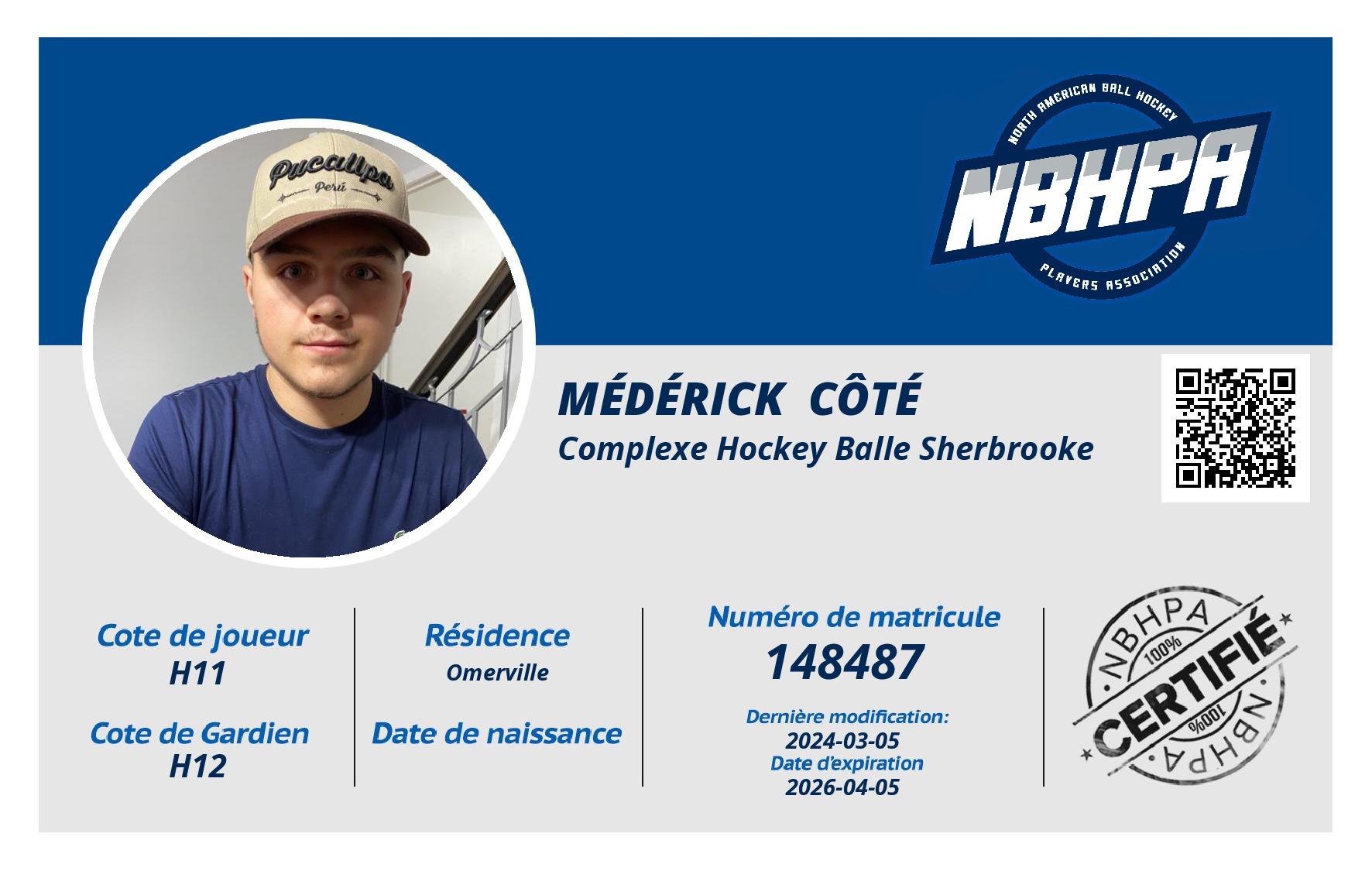 Médérick  Côté