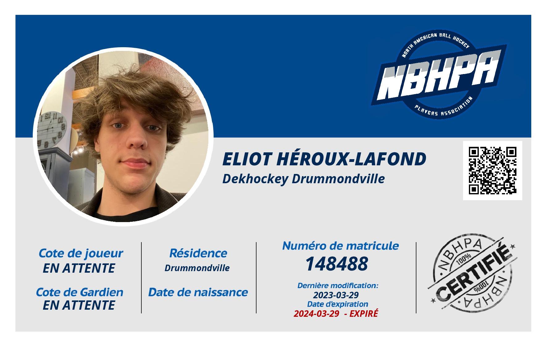 Eliot Héroux-Lafond