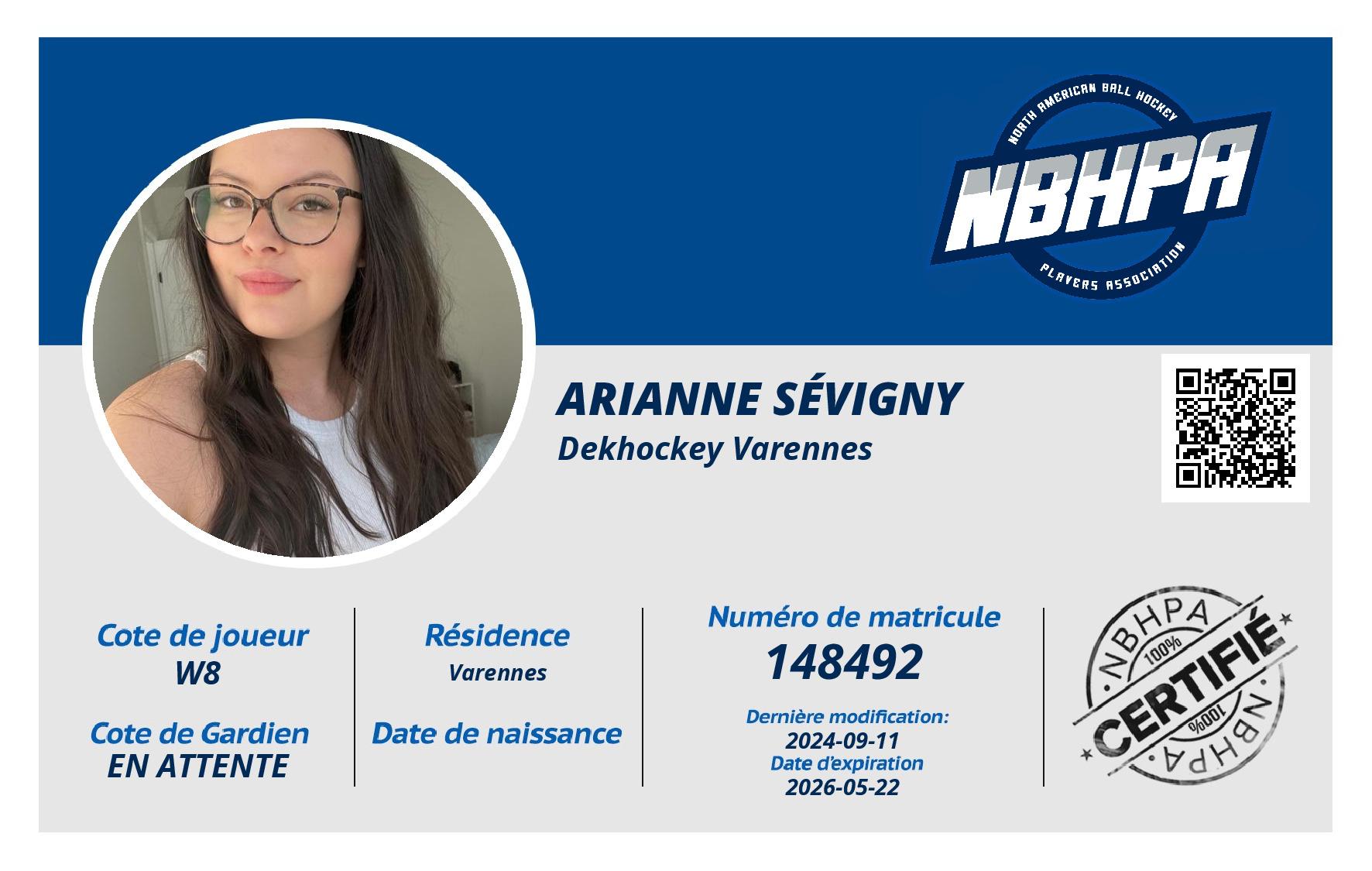Arianne Sévigny