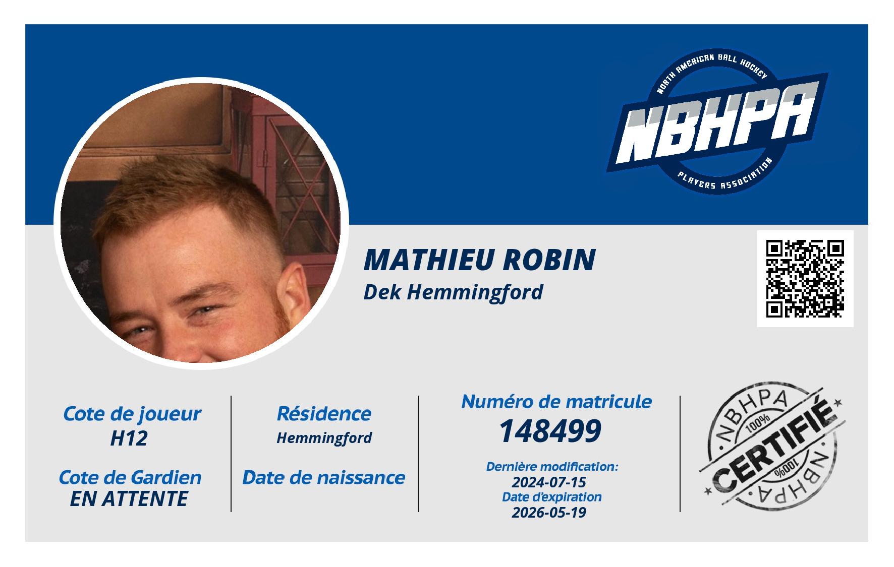 Mathieu Robin