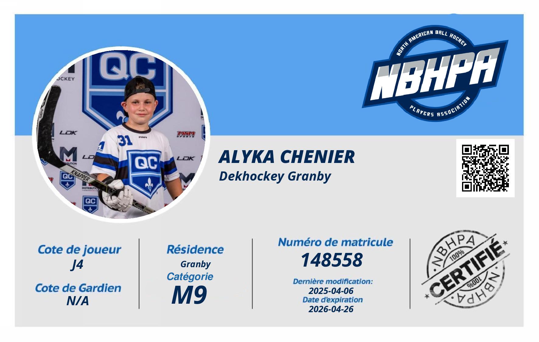 Alyka Chenier