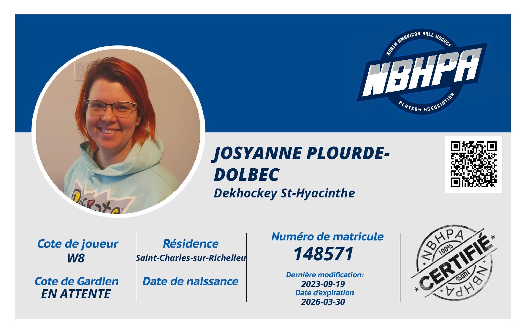 Josyanne Plourde-Dolbec