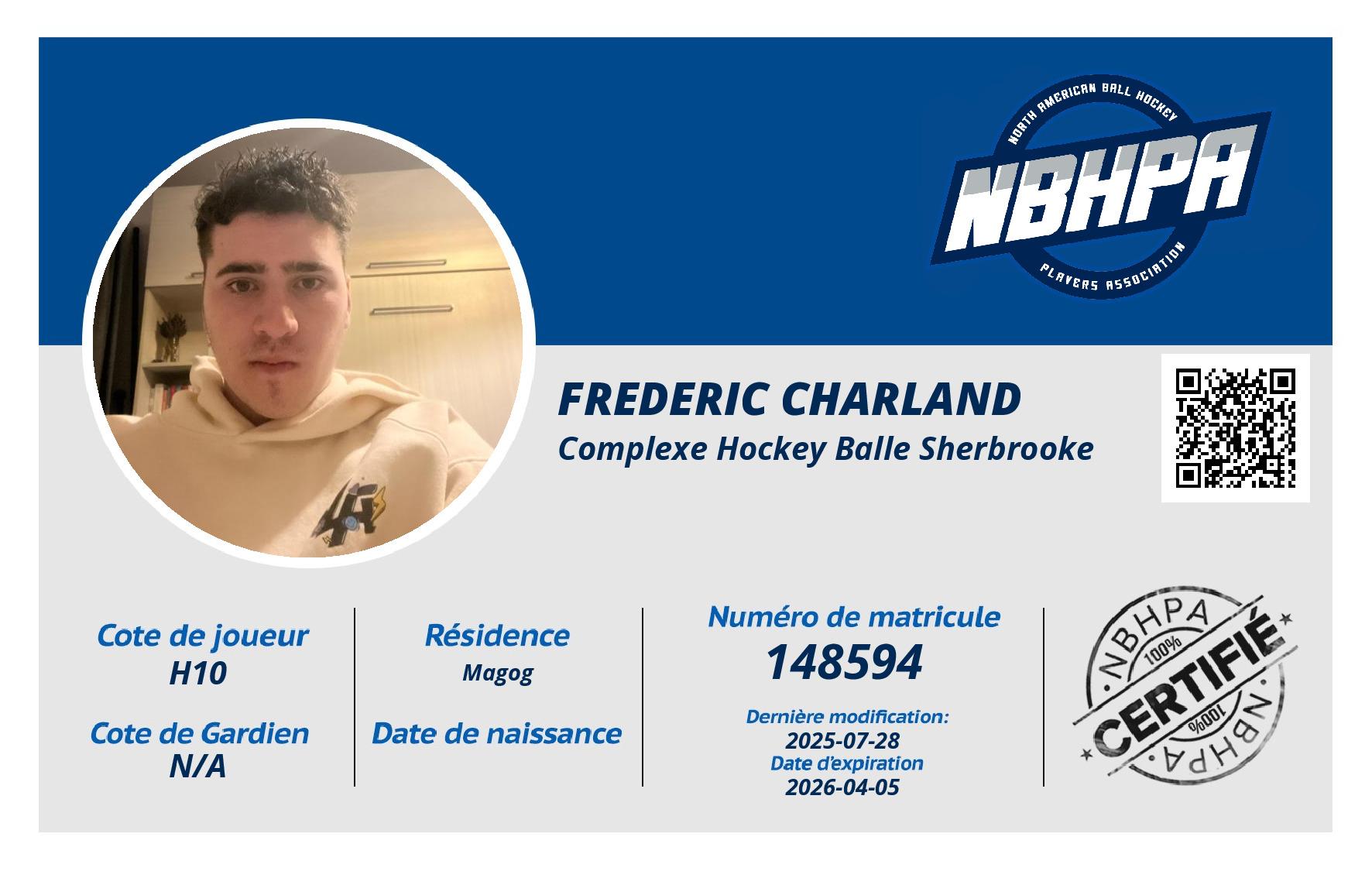 Frederic Charland