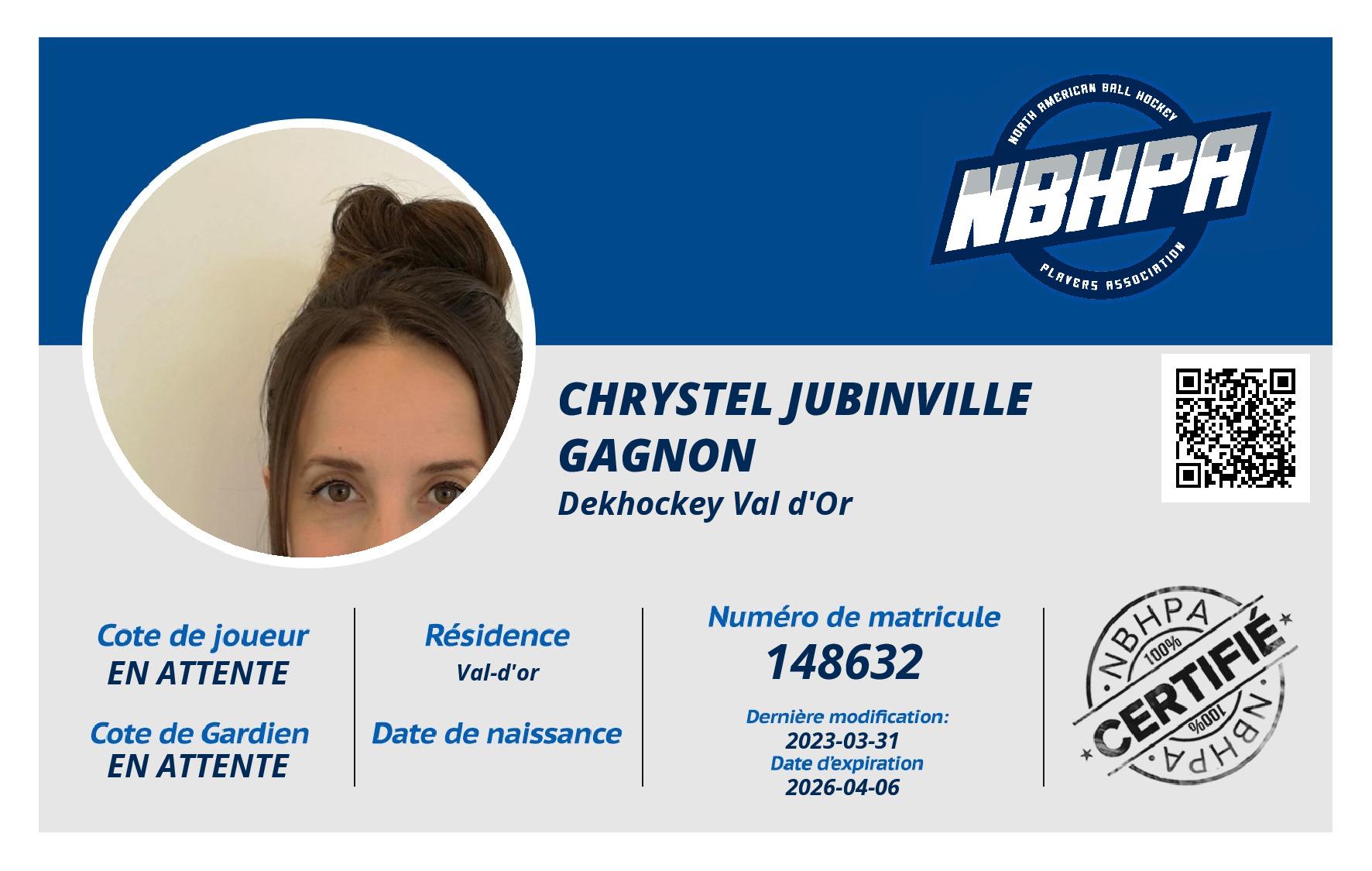 Chrystel Jubinville Gagnon