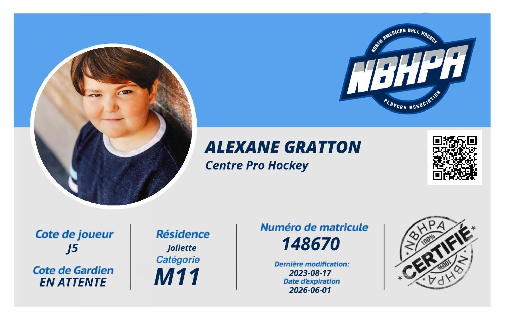 Alexane Gratton