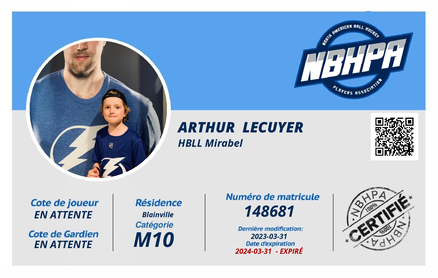 Arthur  Lecuyer