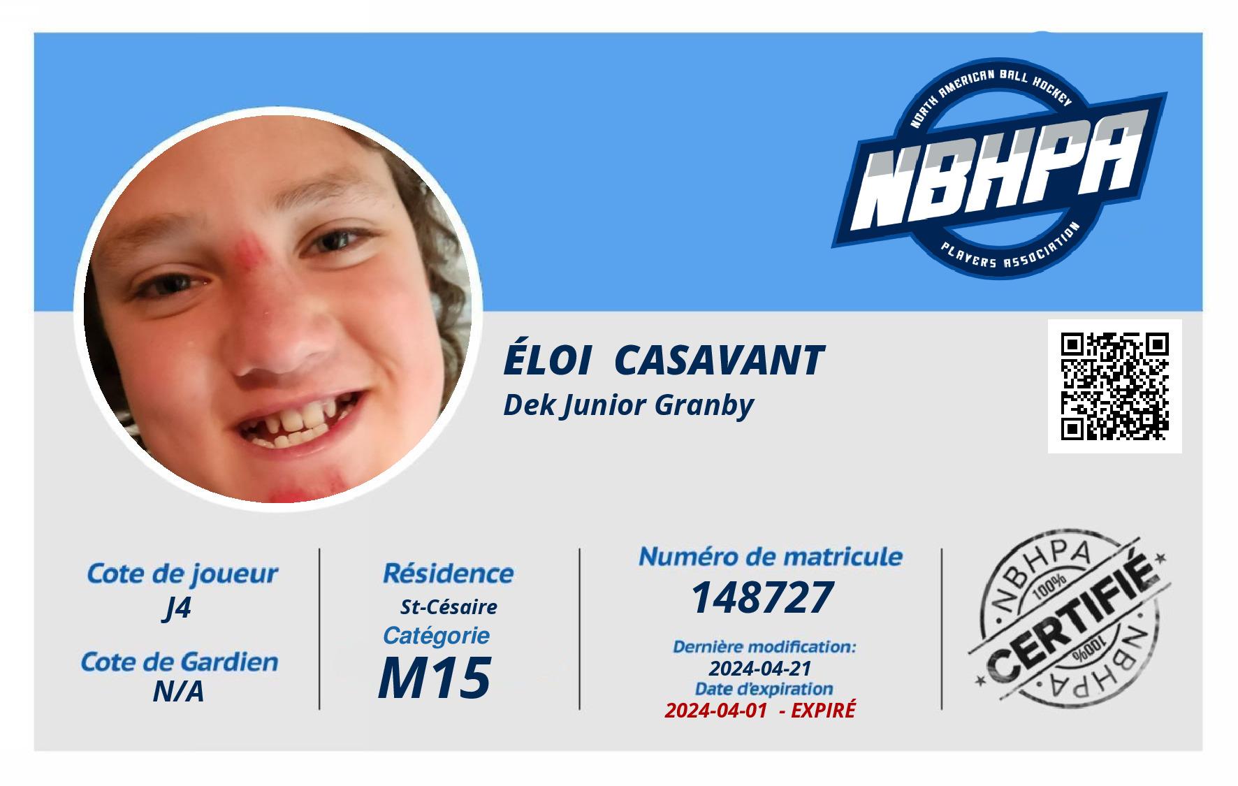 Éloi  Casavant 