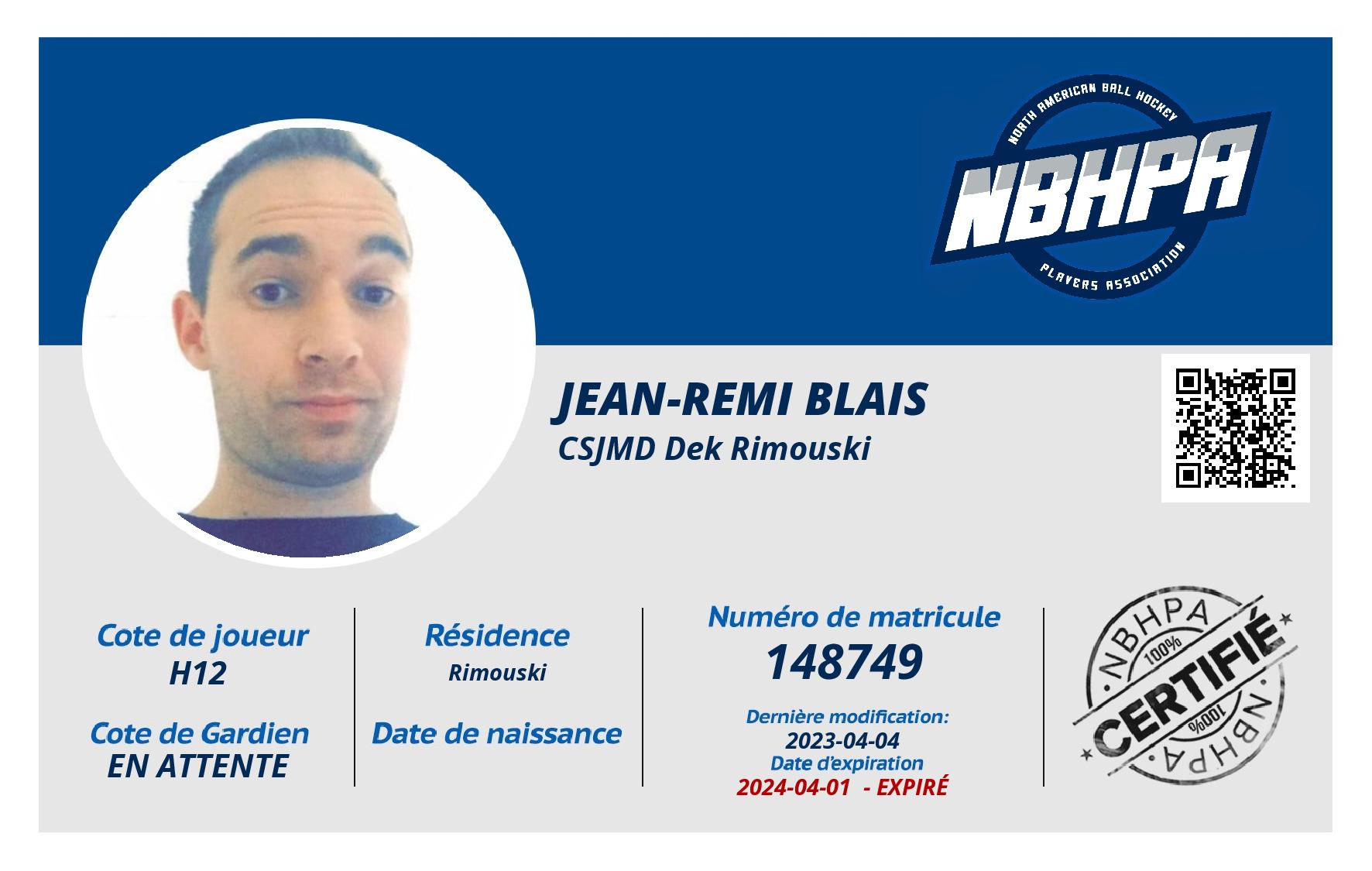Jean-Remi Blais