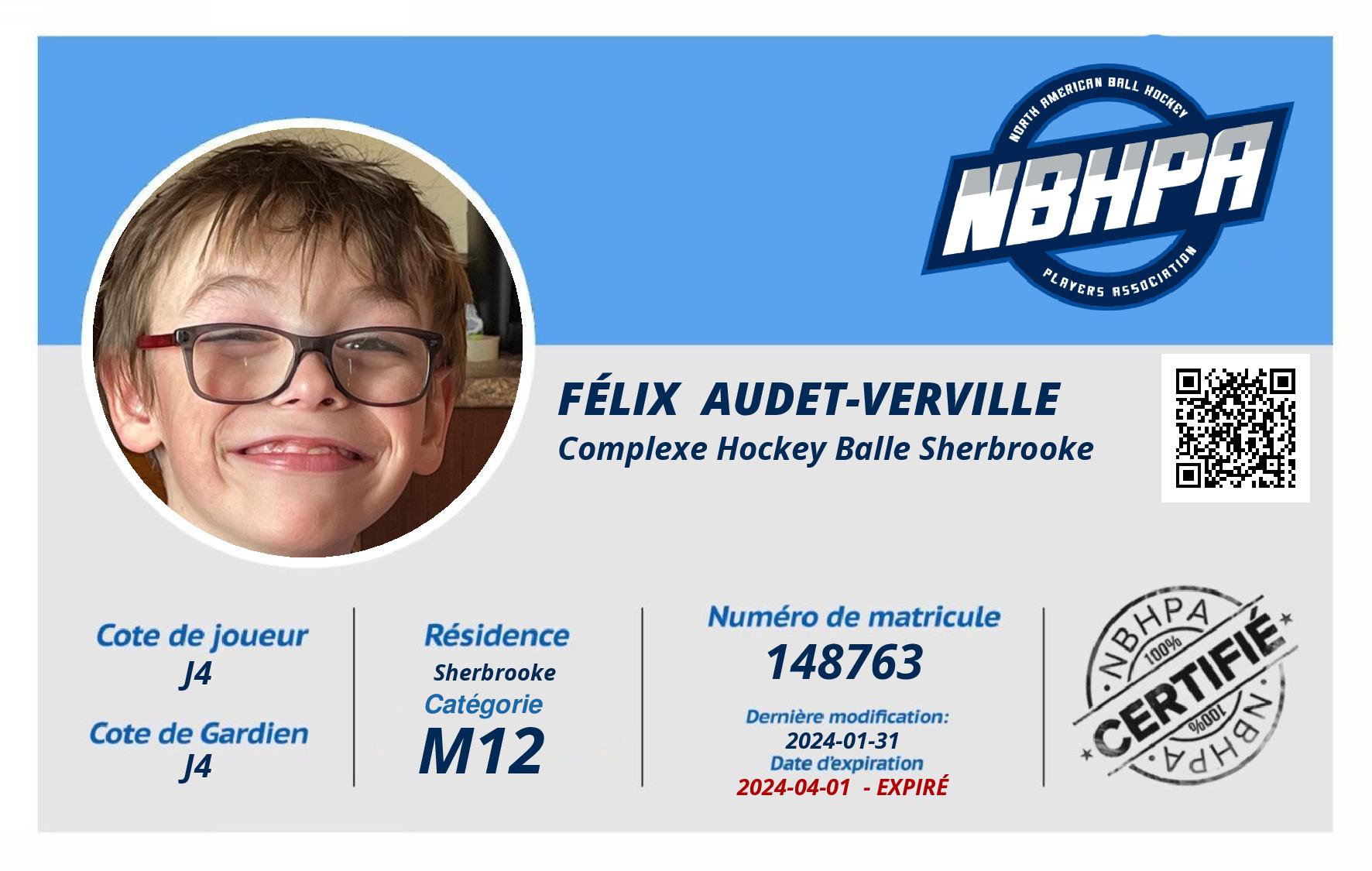 Félix  Audet-Verville