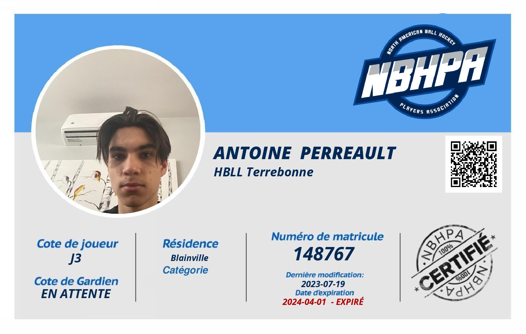 Antoine  Perreault 