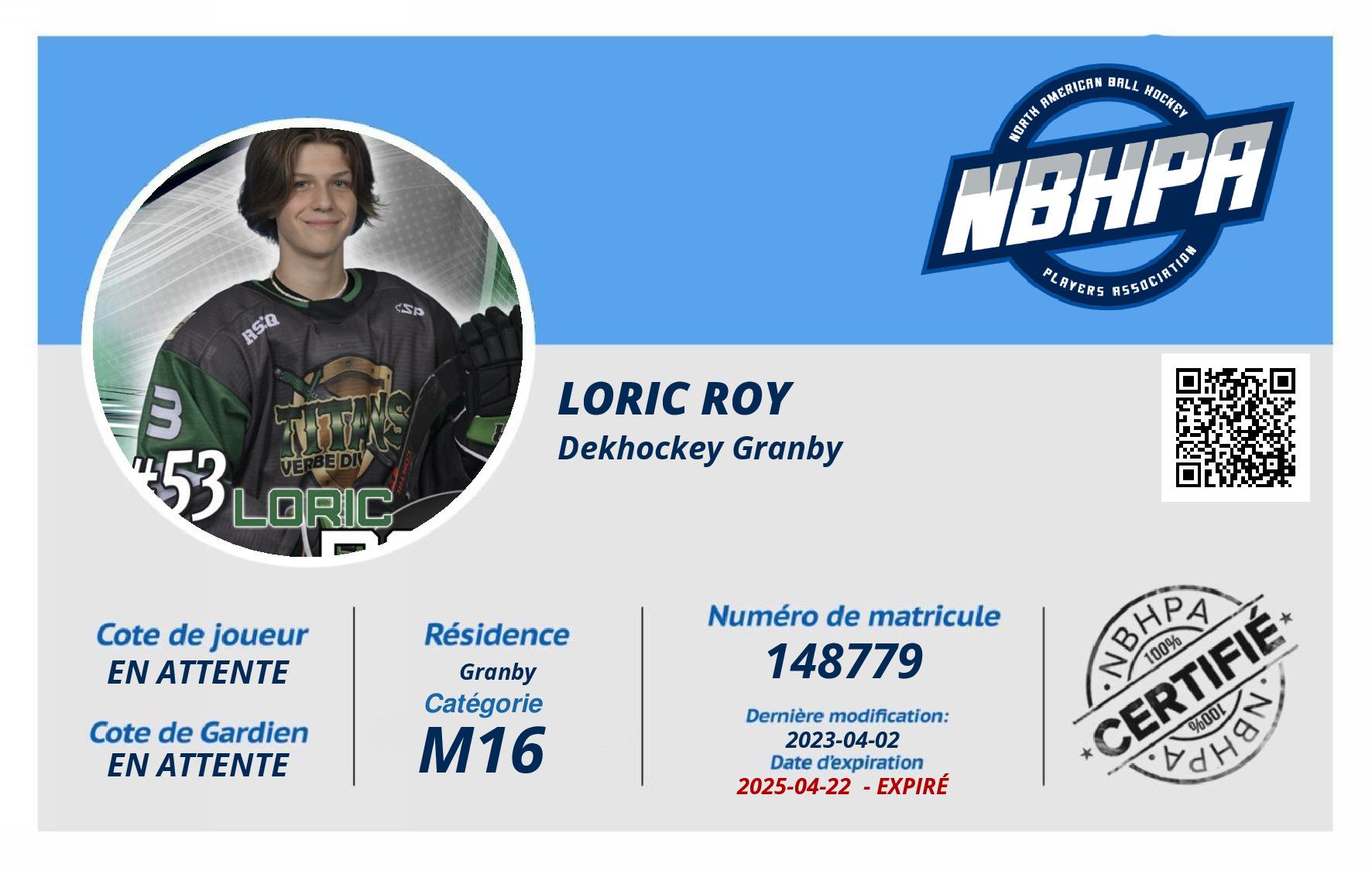 Loric Roy
