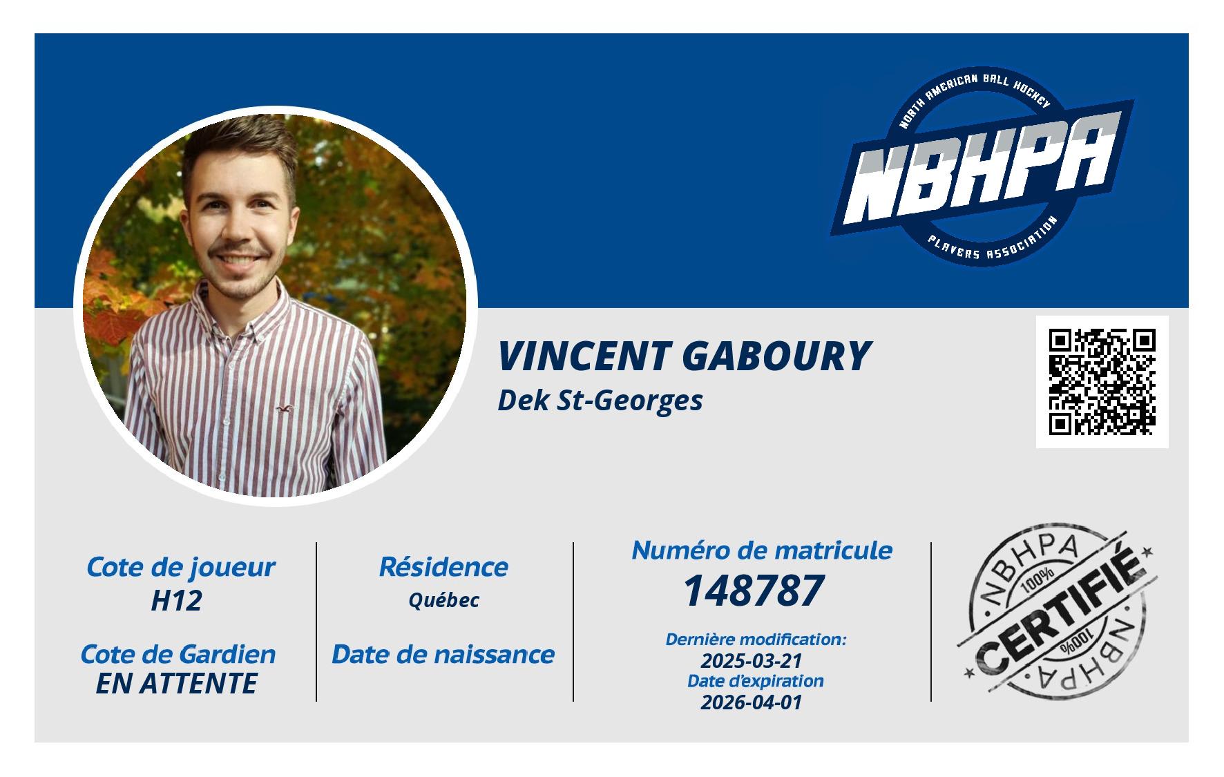 Vincent Gaboury