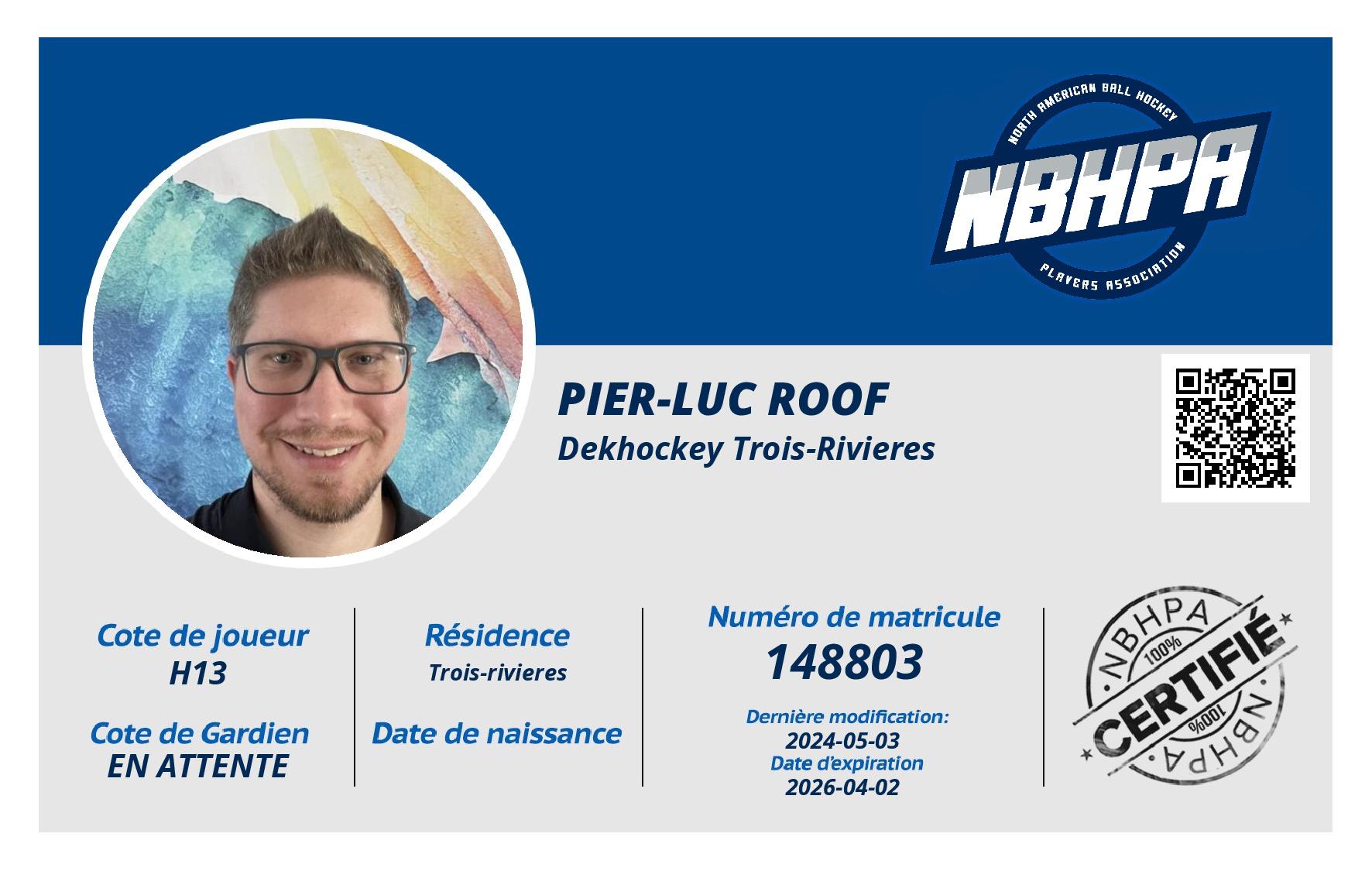Pier-Luc Roof
