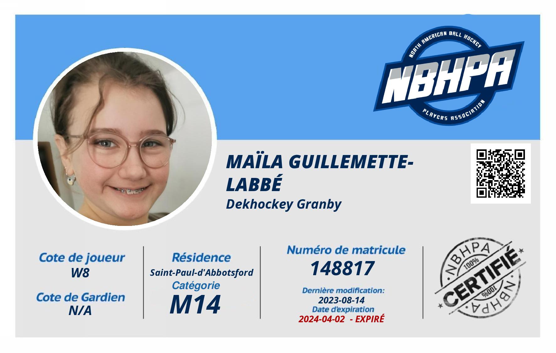 Maïla Guillemette-Labbé 