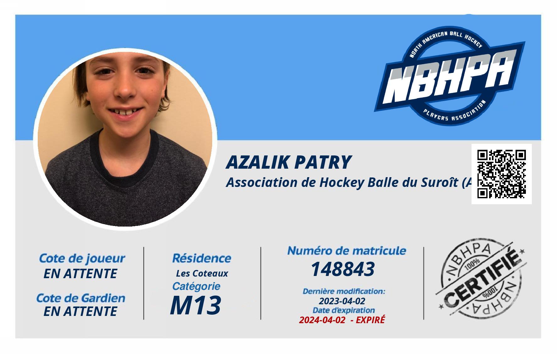 Azalik Patry