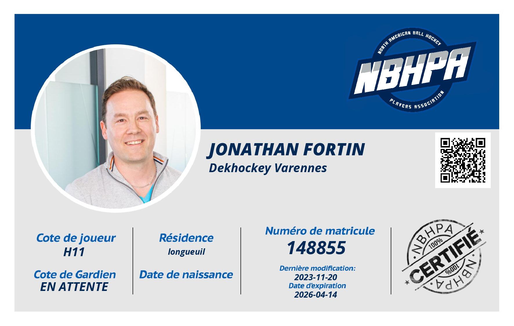 Jonathan Fortin