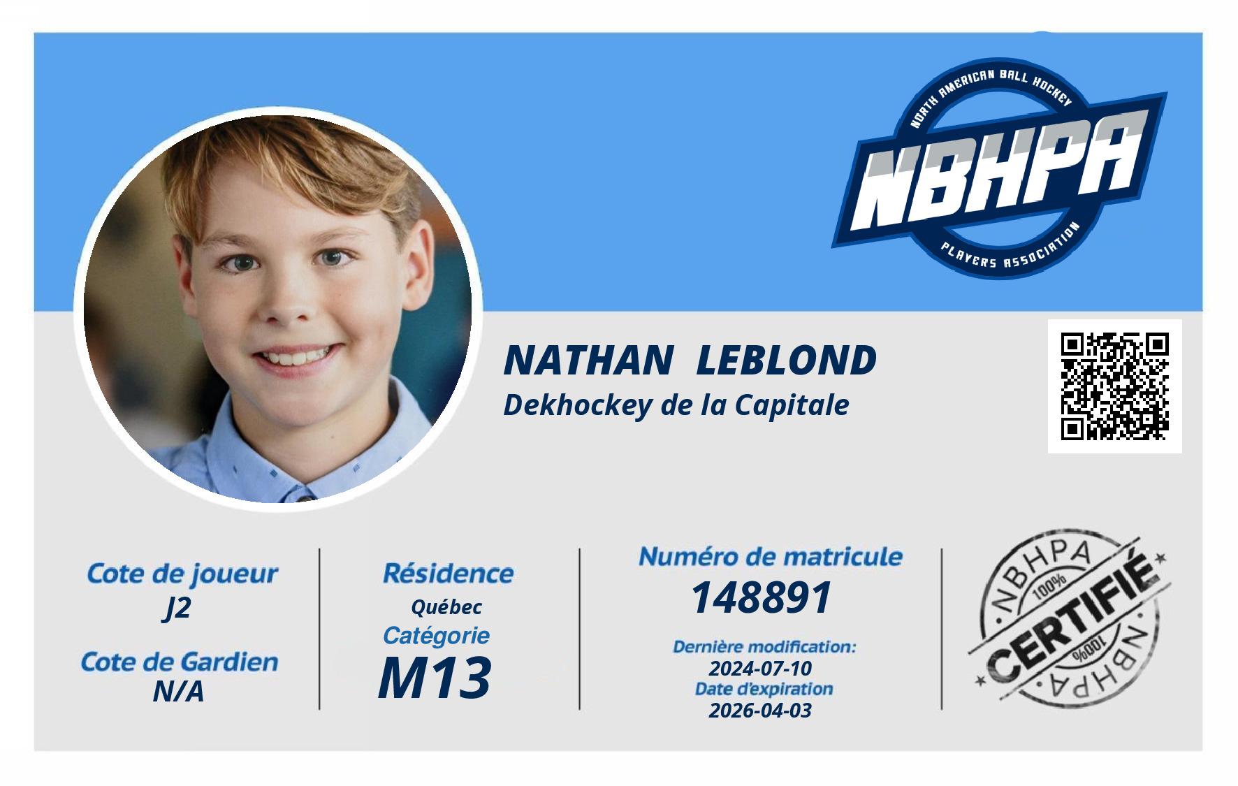 Nathan  Leblond 