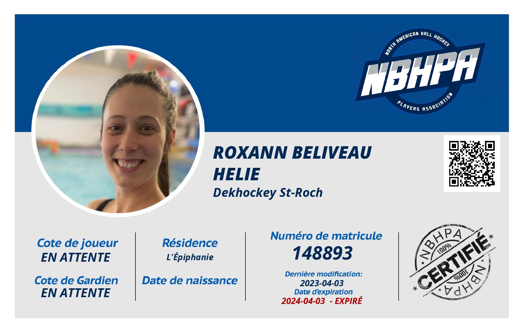 Roxann Beliveau Helie