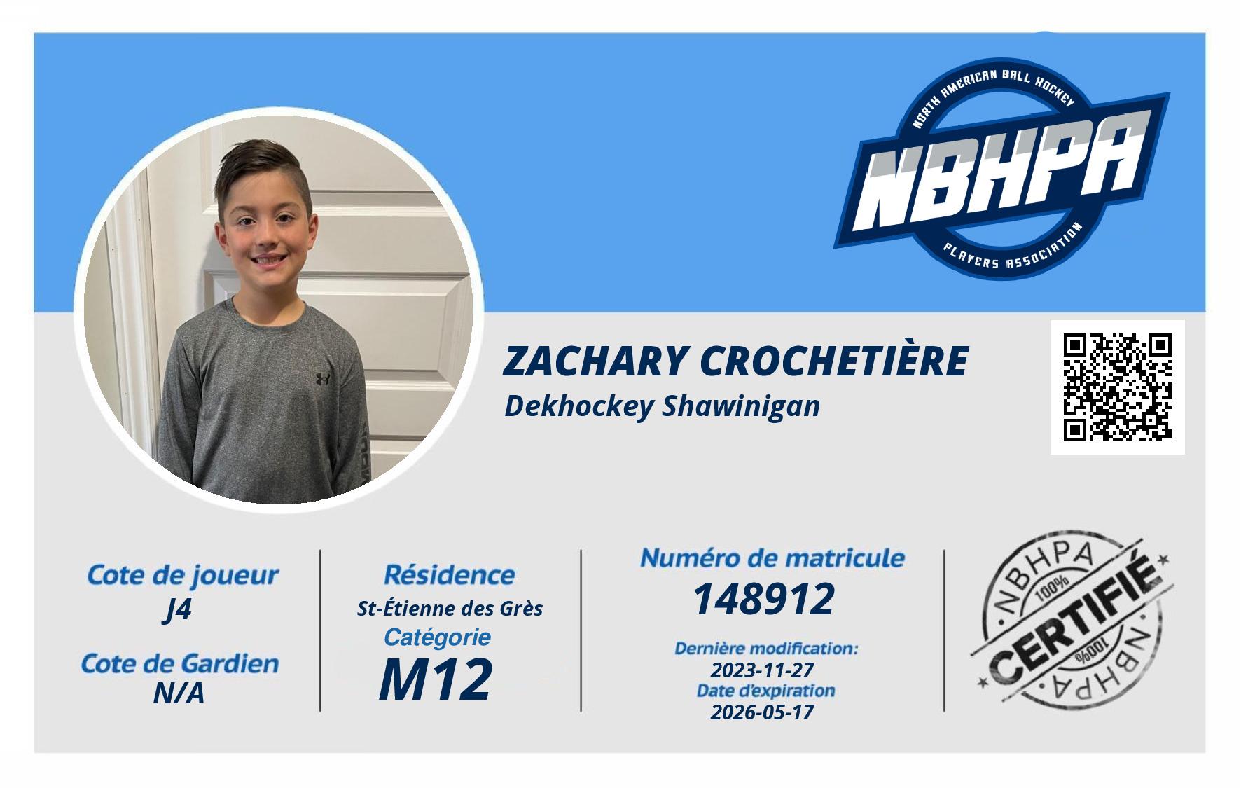 Zachary Crochetière