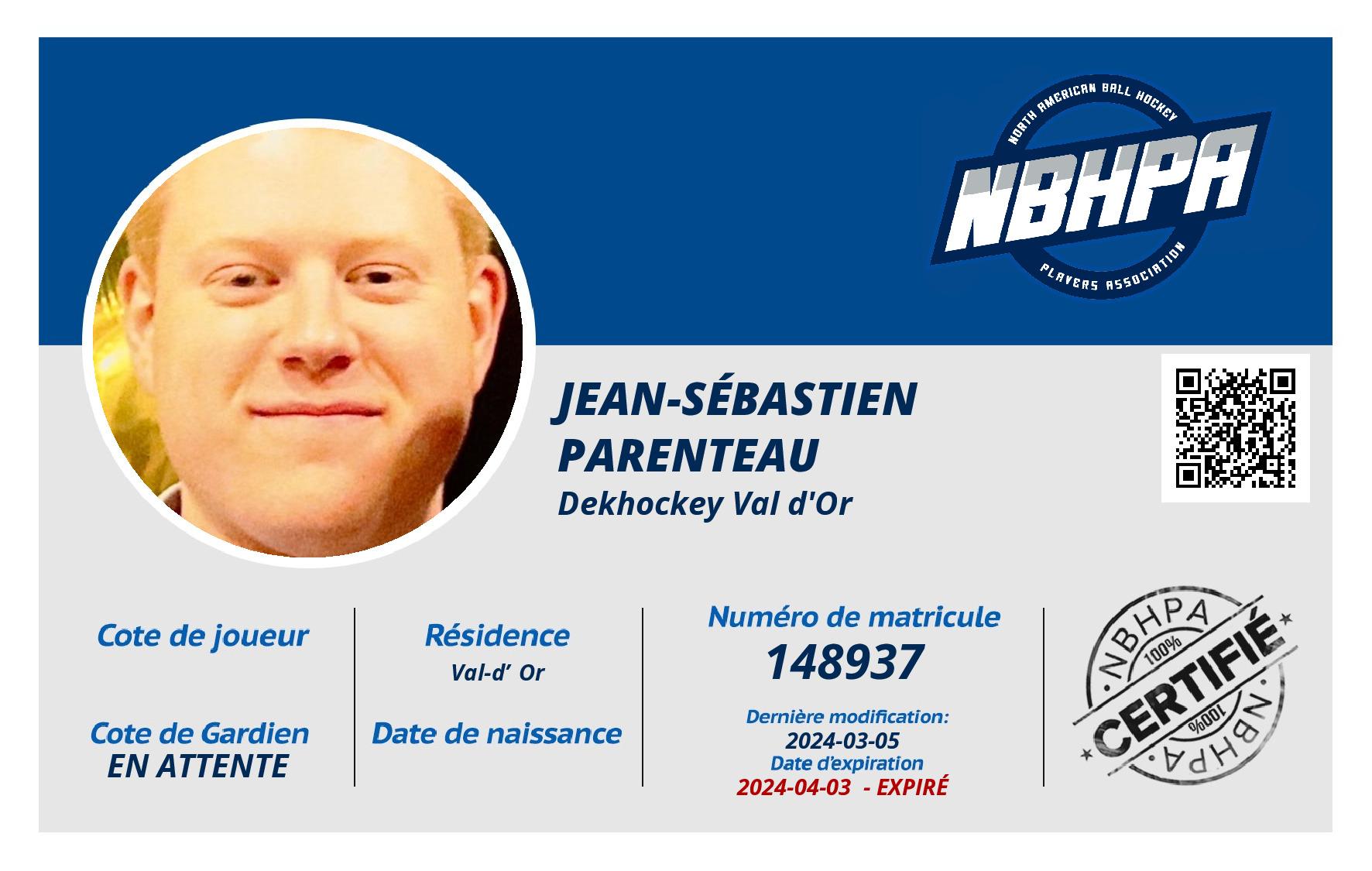 Jean-Sébastien Parenteau