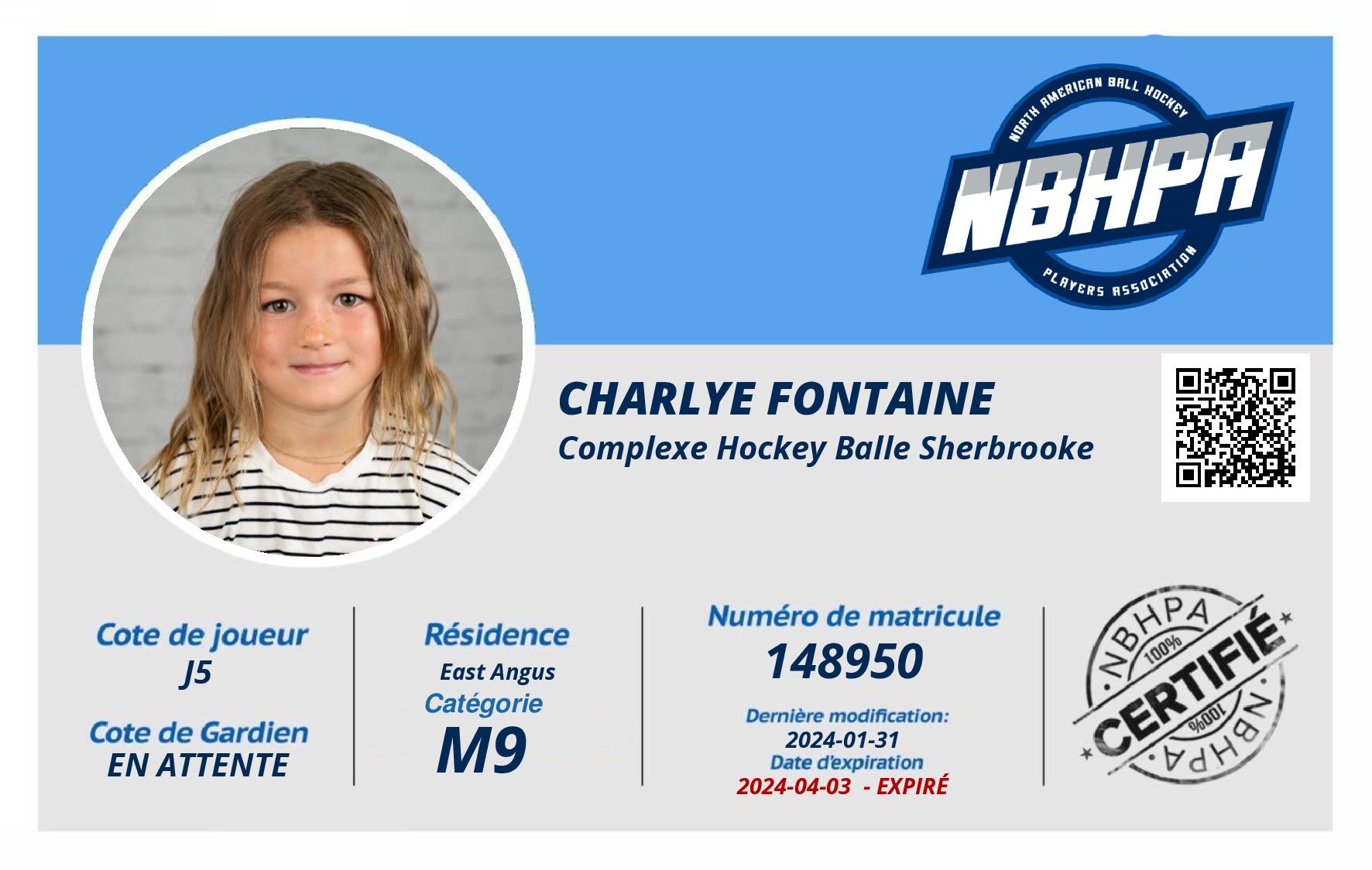 Charlye Fontaine 