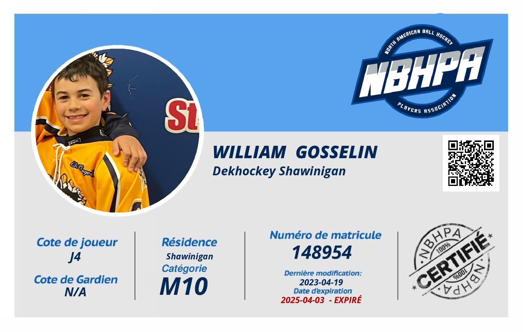 William  Gosselin