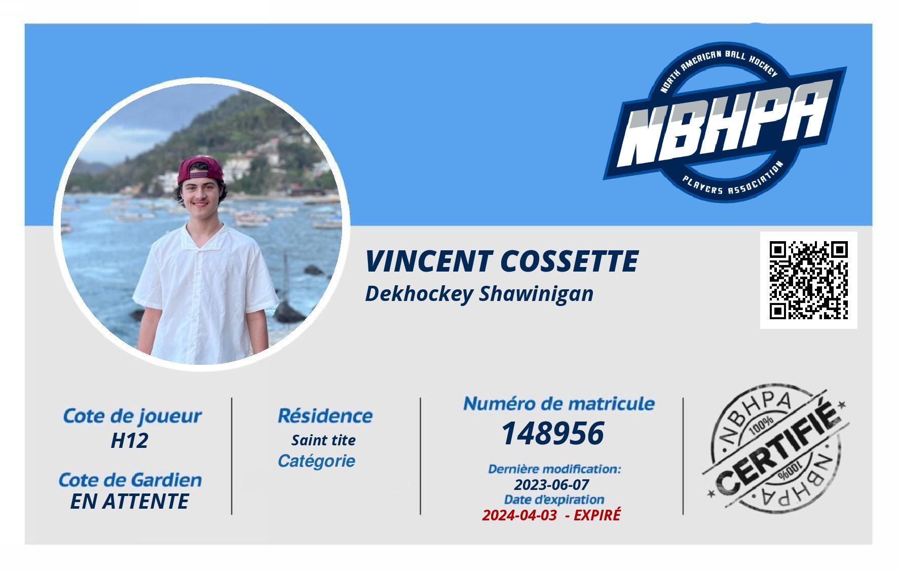 Vincent Cossette