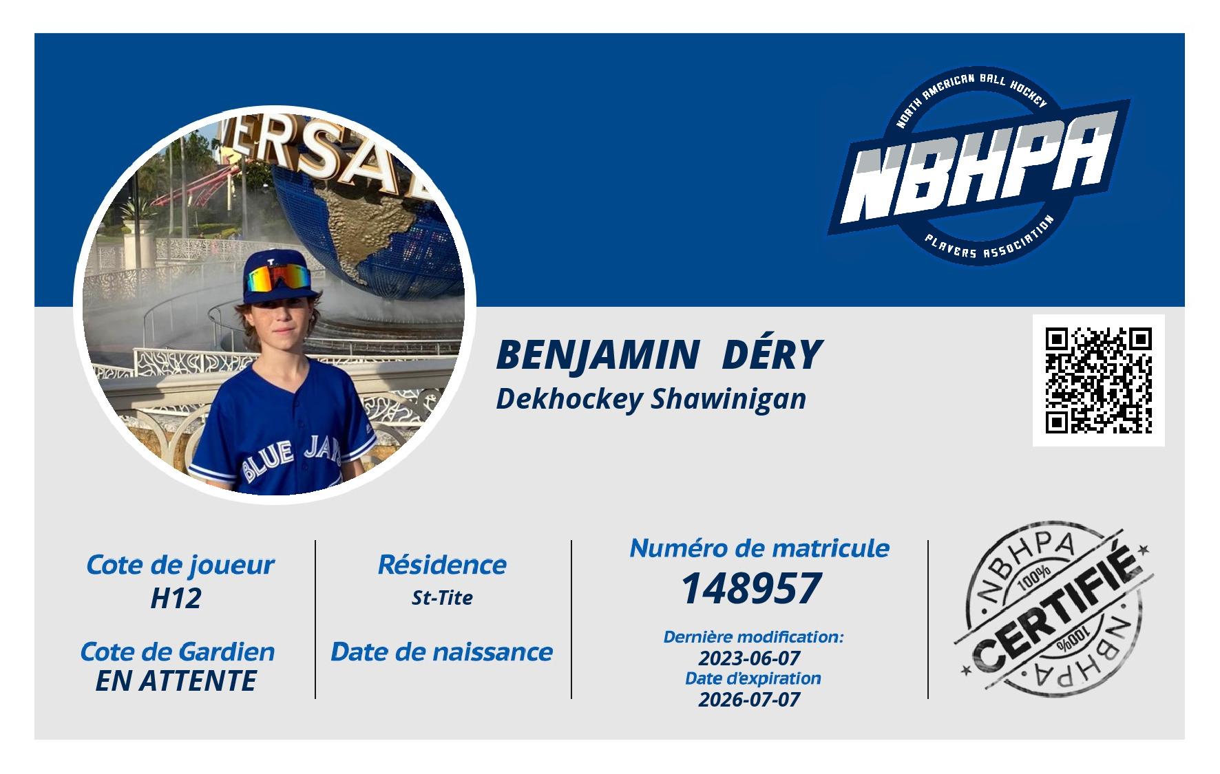 Benjamin  Déry