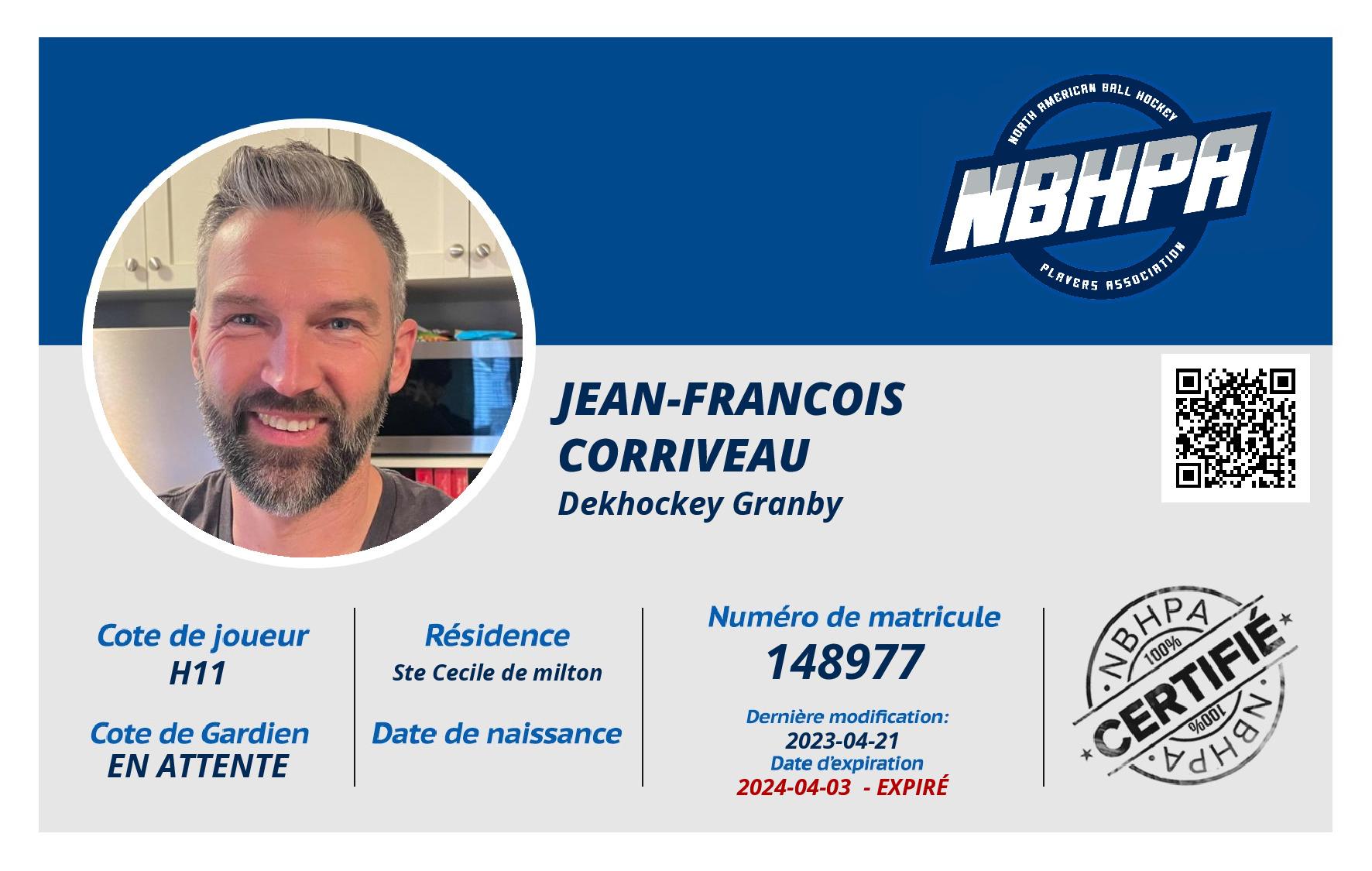 Jean-Francois Corriveau